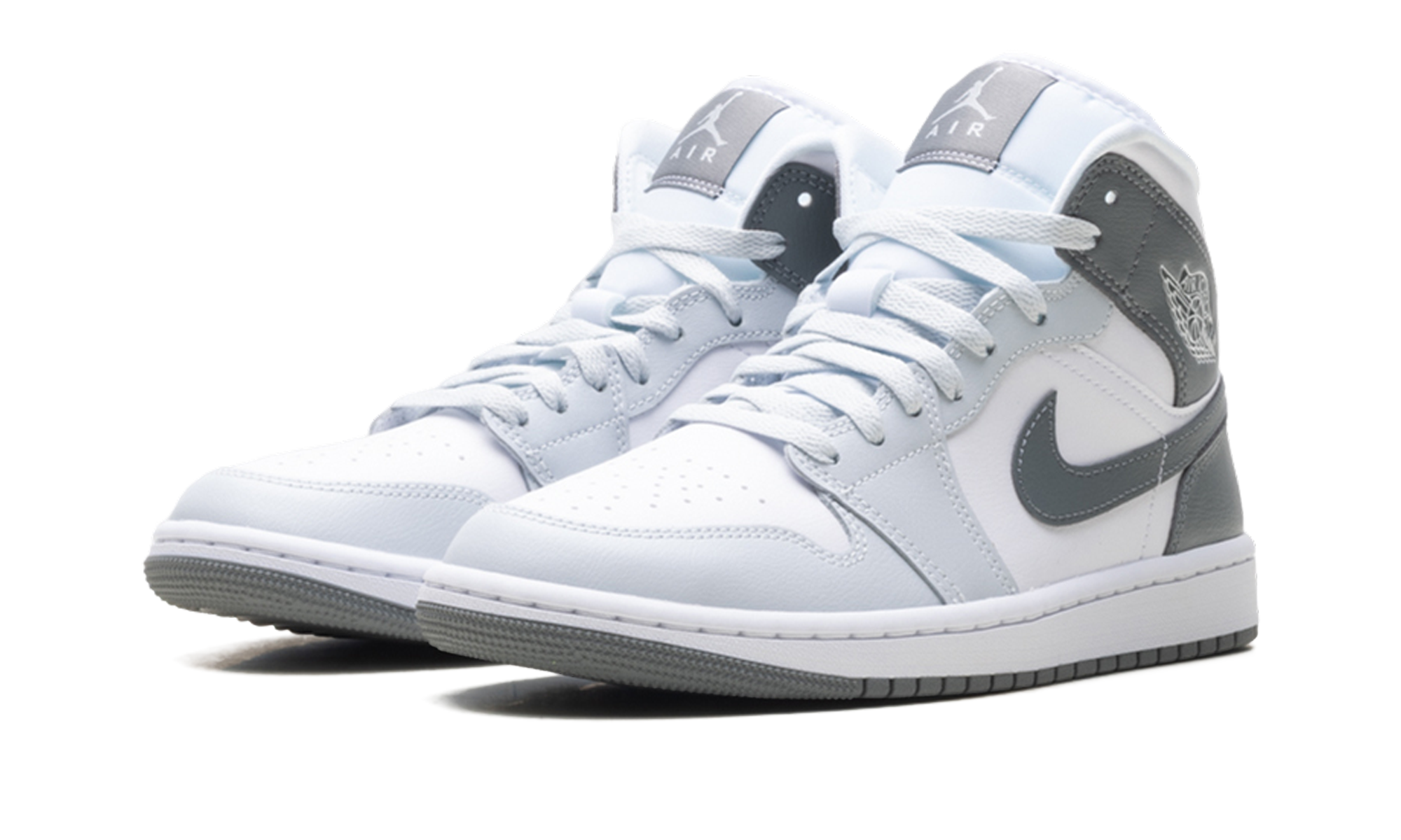 Jordan 1 Mid Women "White Smoke Grey"