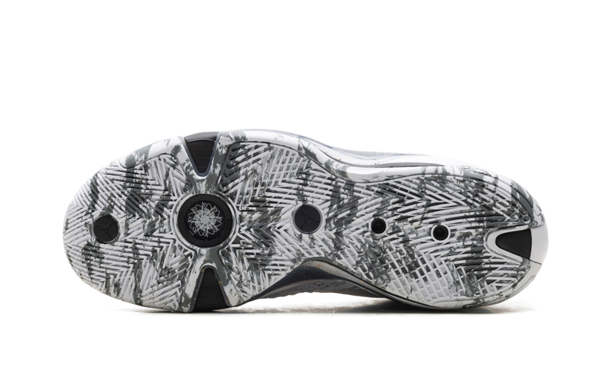 Jordan 38 Low "White Metallic Gold Black"