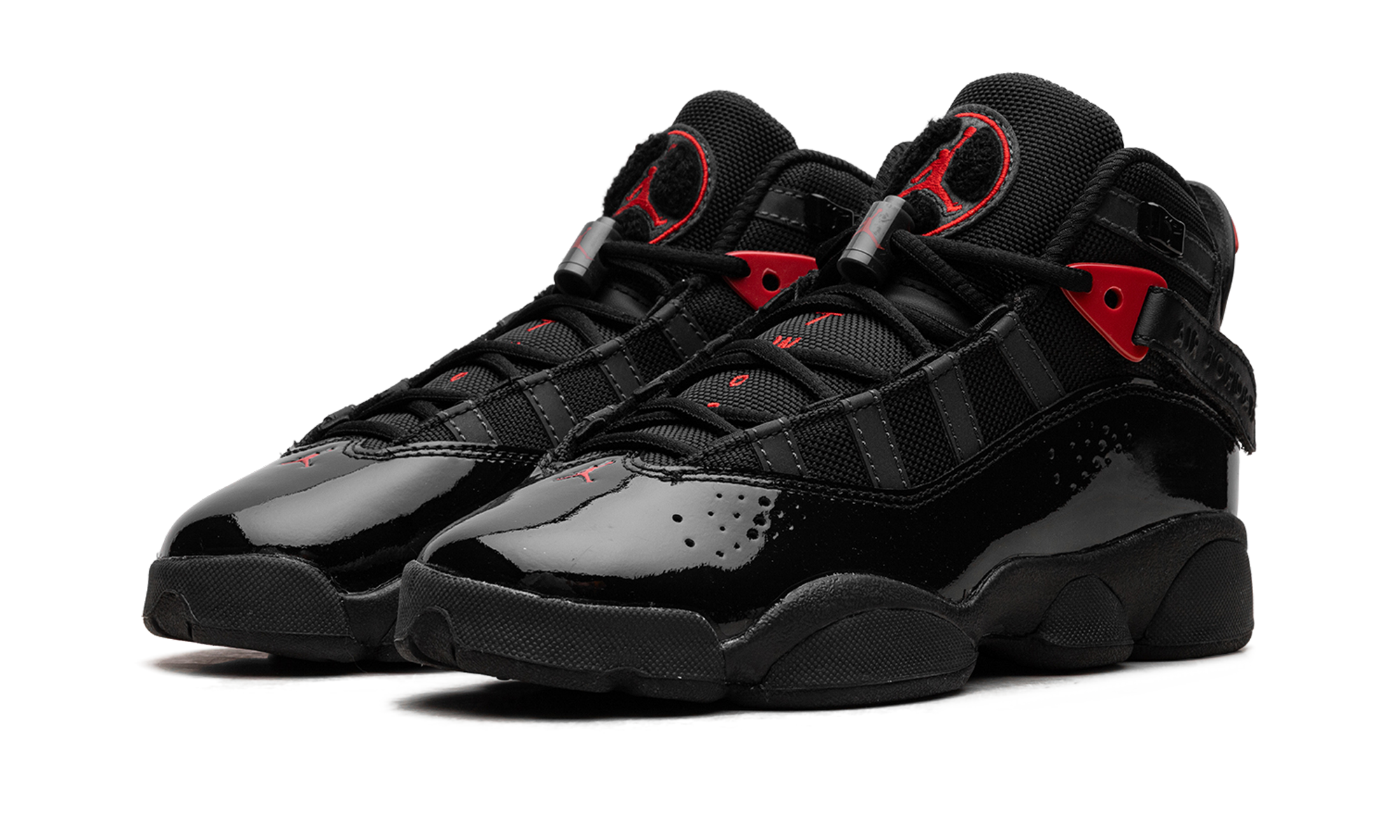 Jordan 6 Rings GS "Black Varsity Red"