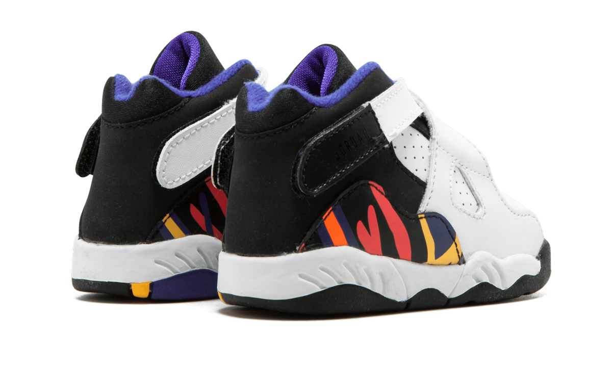 Jordan 8 Bt Td "White / Infrd 23 / Black / Brght Cncr"