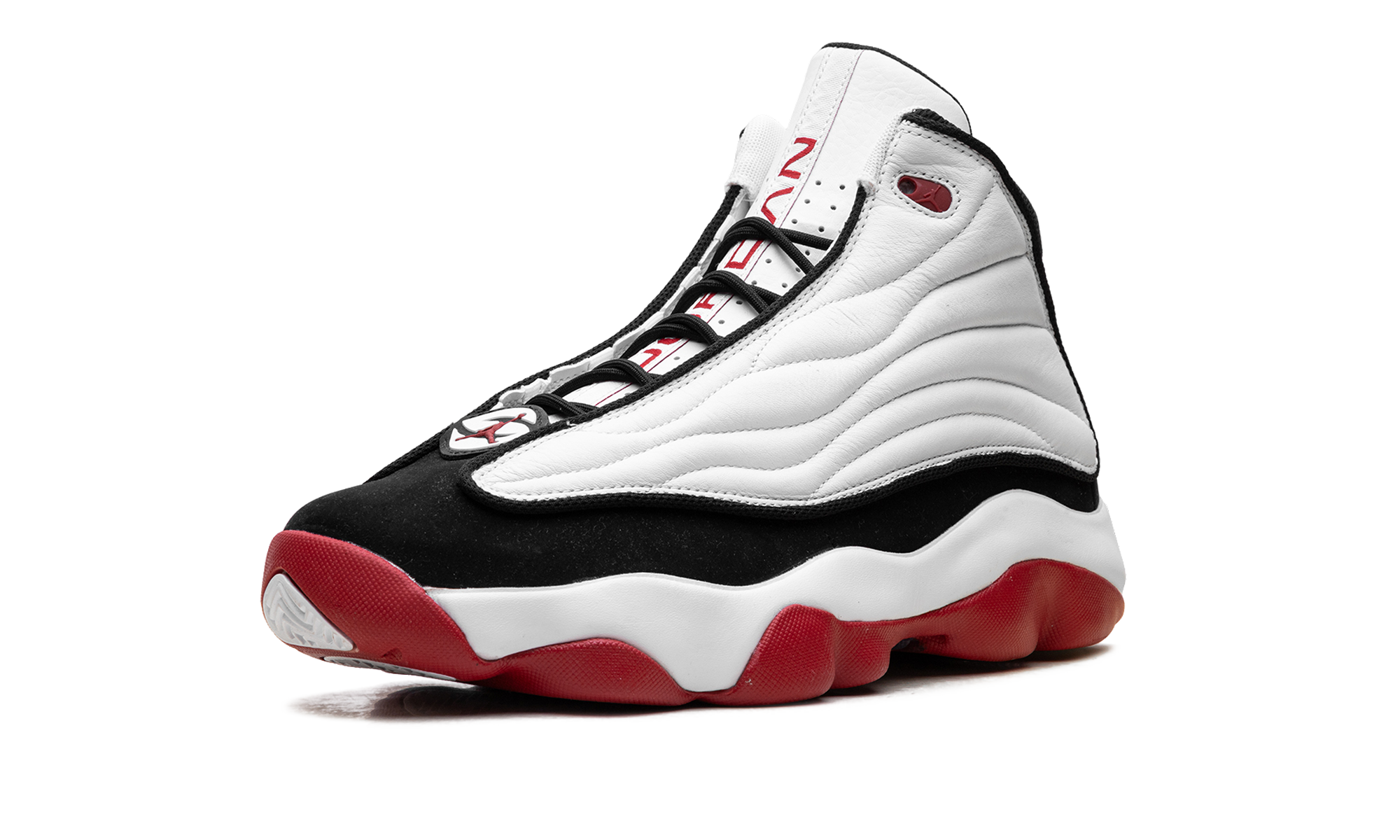 Jordan Pro Strong "White Black Gym Red"
