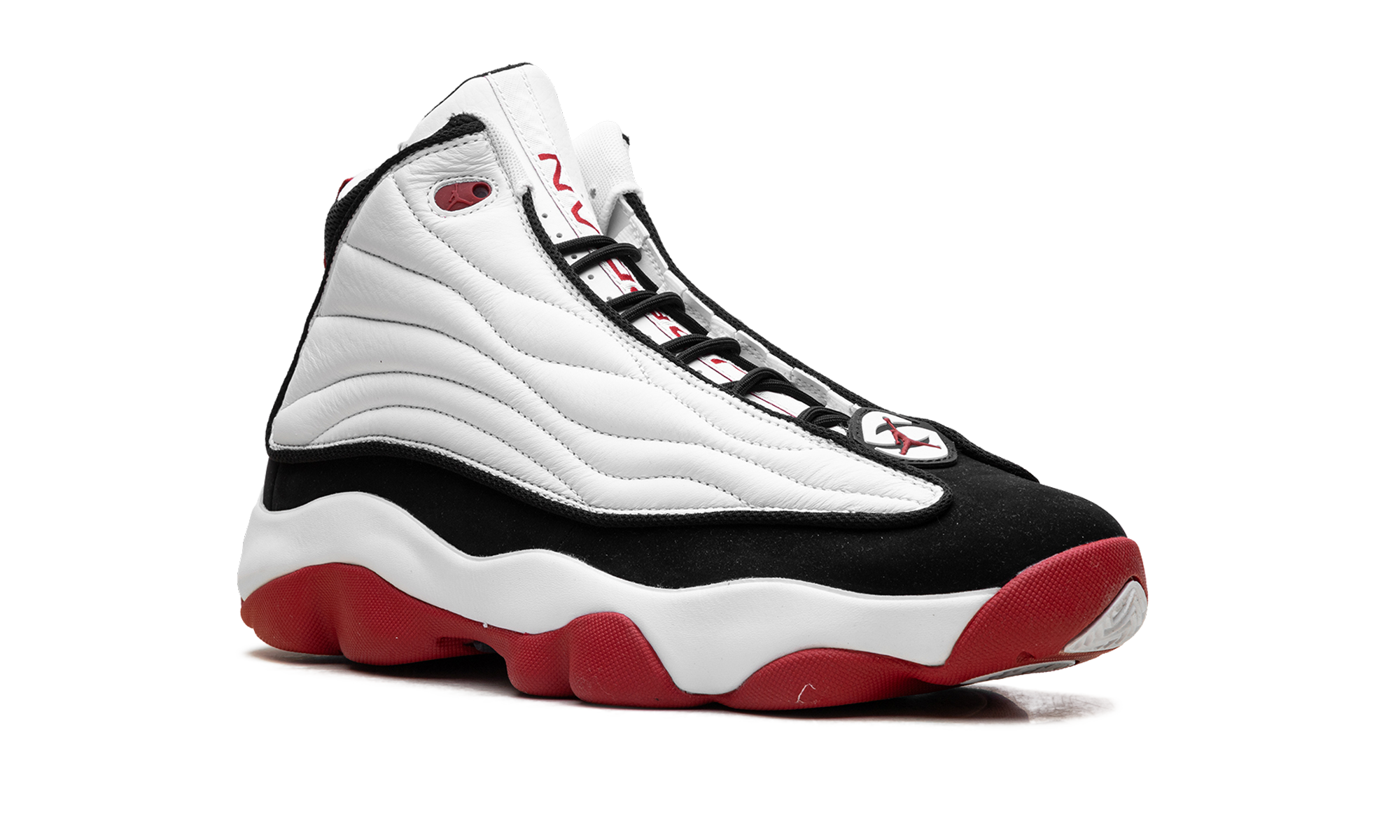 Jordan Pro Strong "White Black Gym Red"