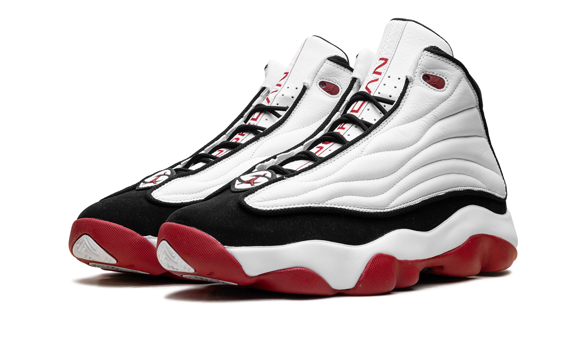 Jordan Pro Strong "White Black Gym Red"