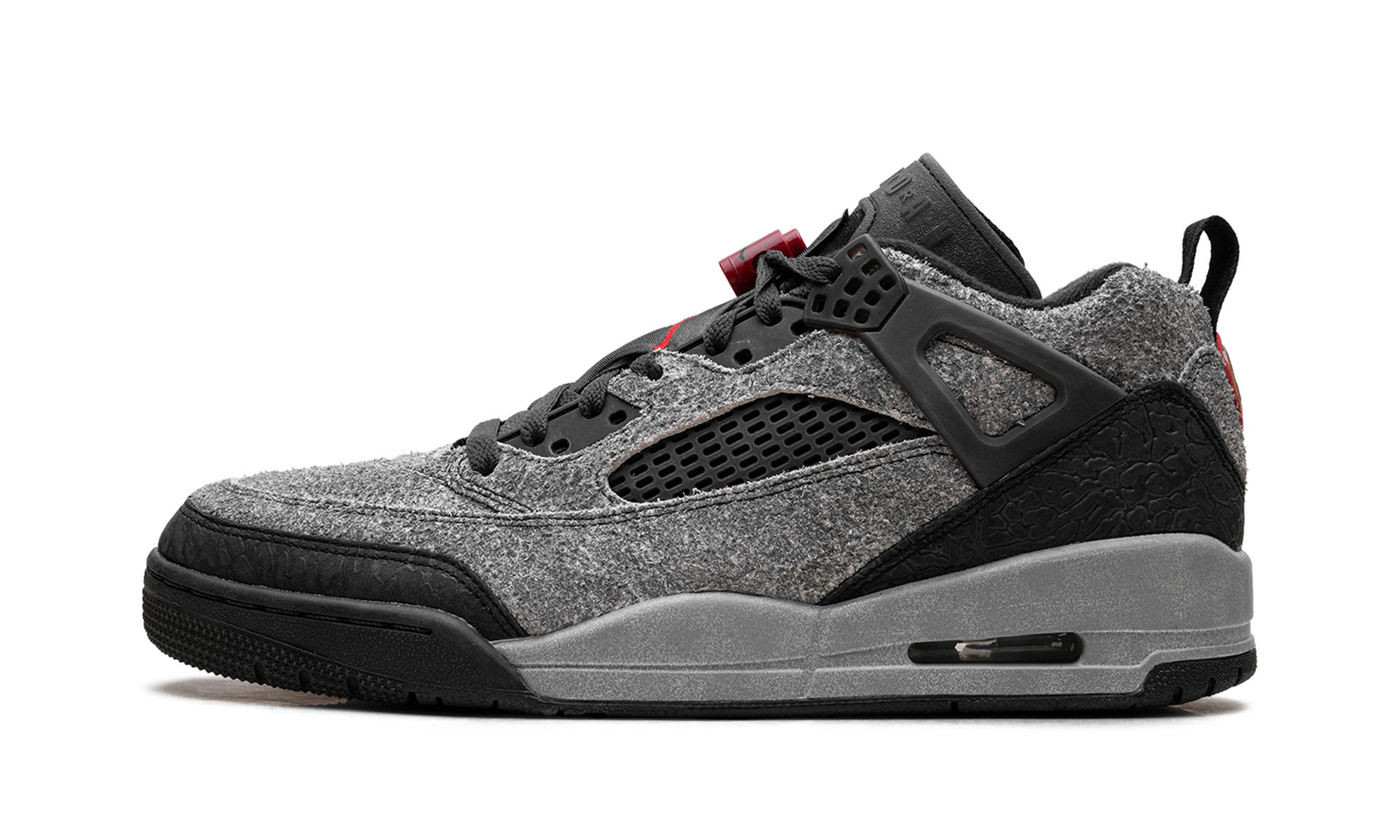 Jordan Spizike Low "Anthracite Gym Red"