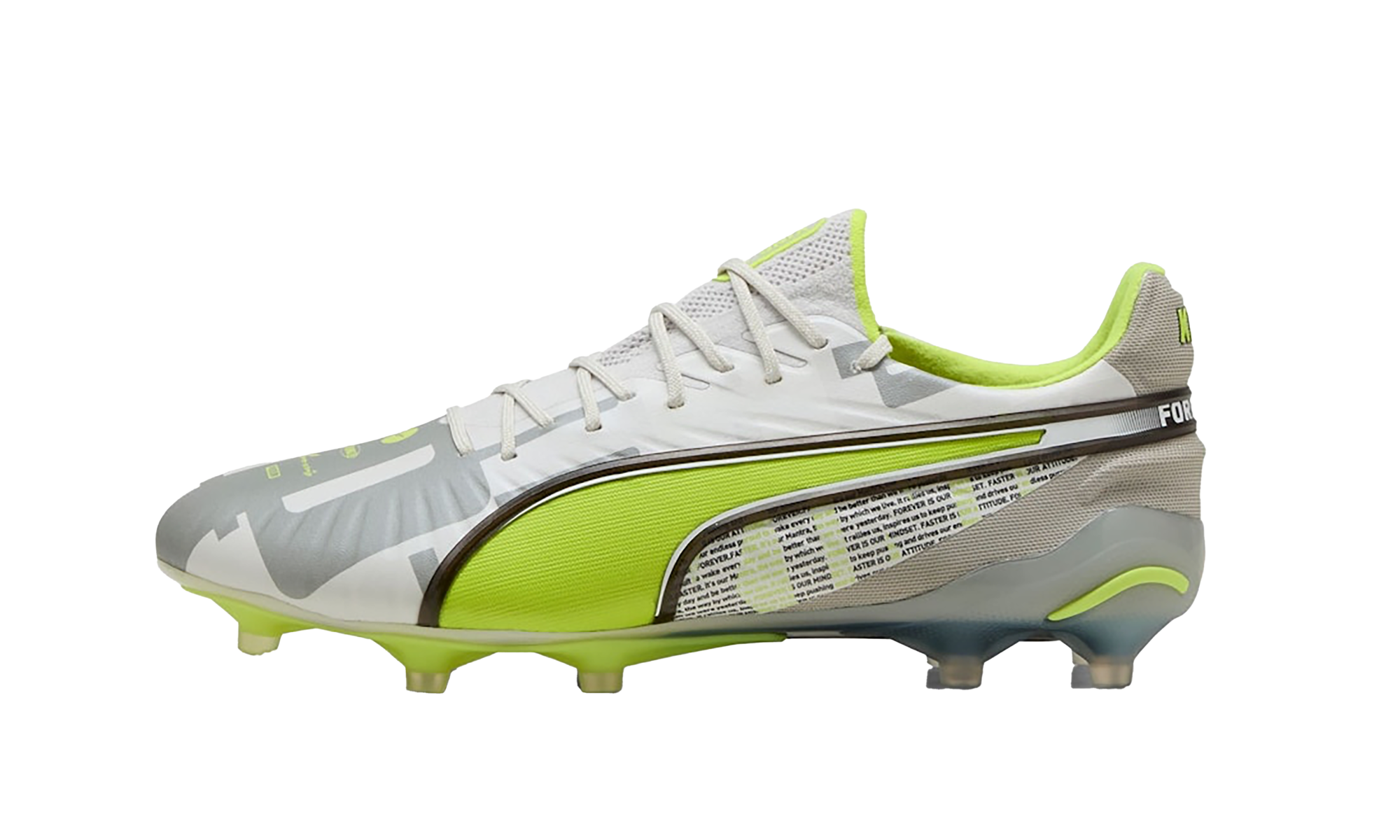King Ultimate Forever Fg Ag "Feather Gray / Electric Lime / White / Flat Light Gray"