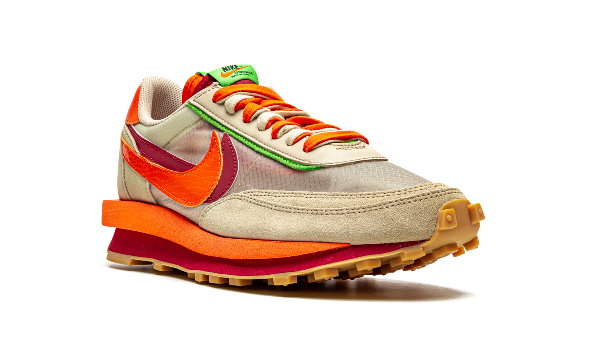 Ldwaffle "Sacai X Clot - Net Orange Blaze"