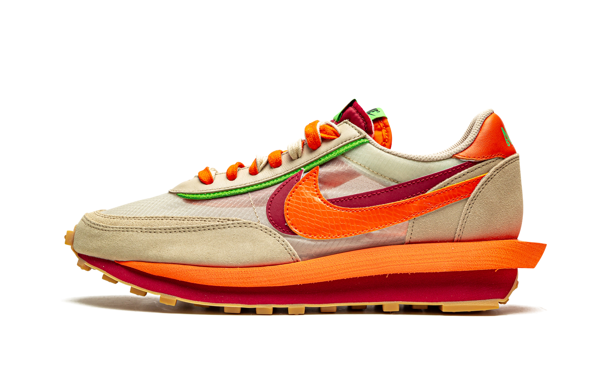 Ldwaffle "Sacai X Clot - Net Orange Blaze"