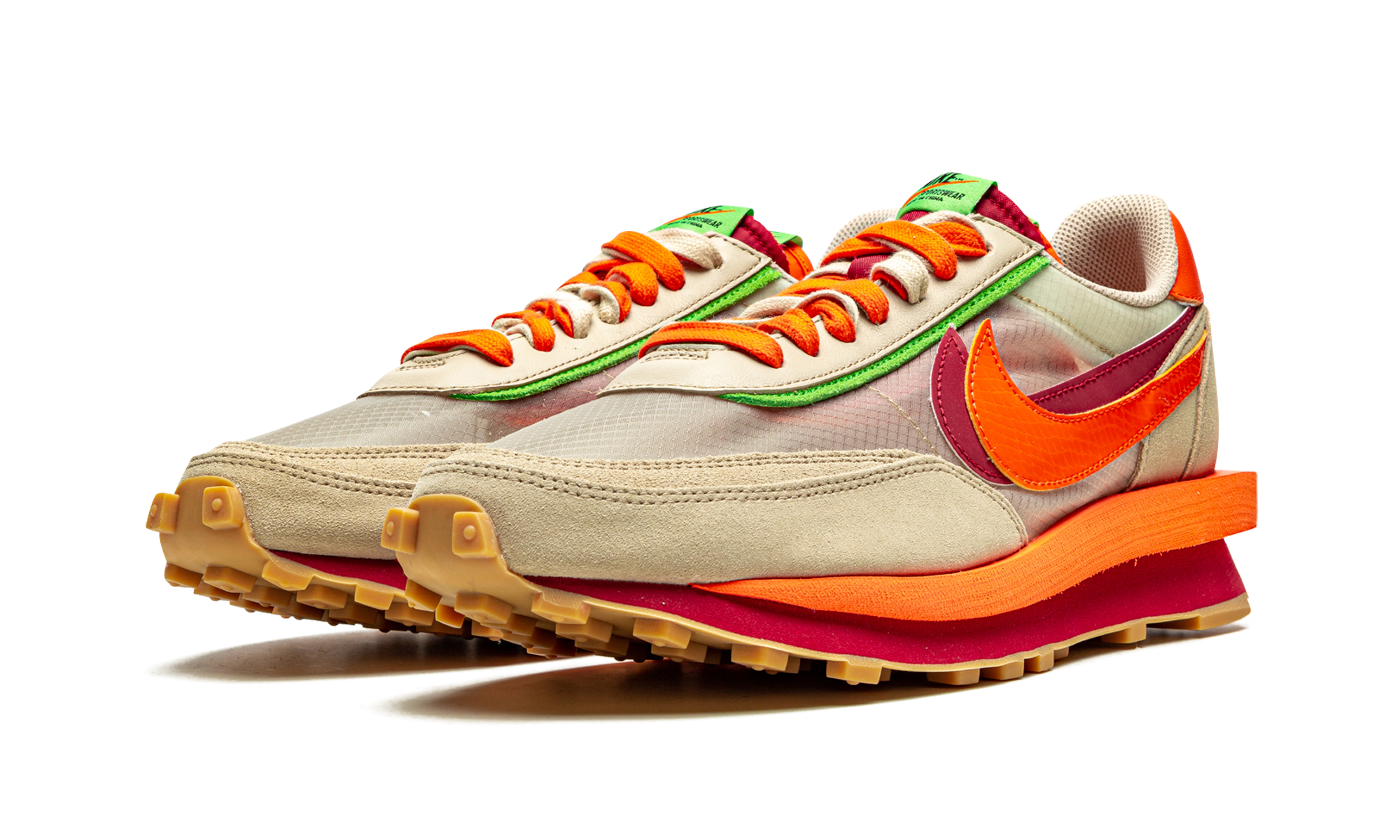 Ldwaffle "Sacai X Clot - Net Orange Blaze"