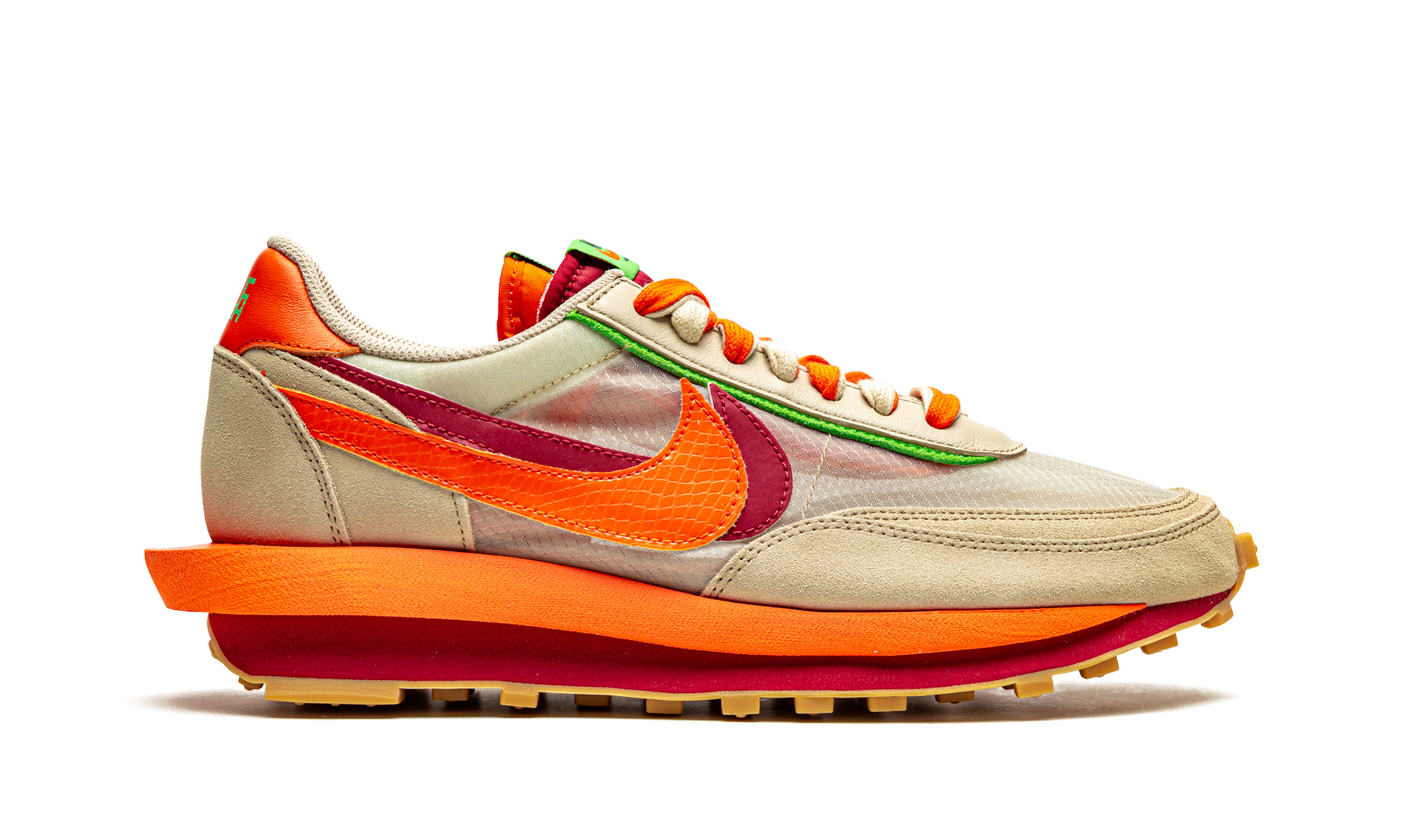 Ldwaffle "Sacai X Clot - Net Orange Blaze"