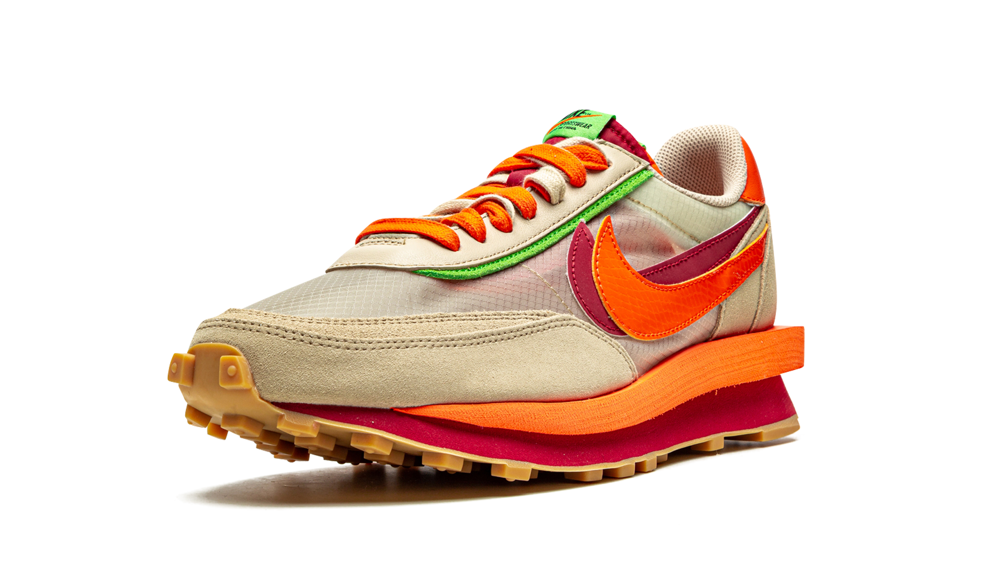 Ldwaffle "Sacai X Clot - Net Orange Blaze"