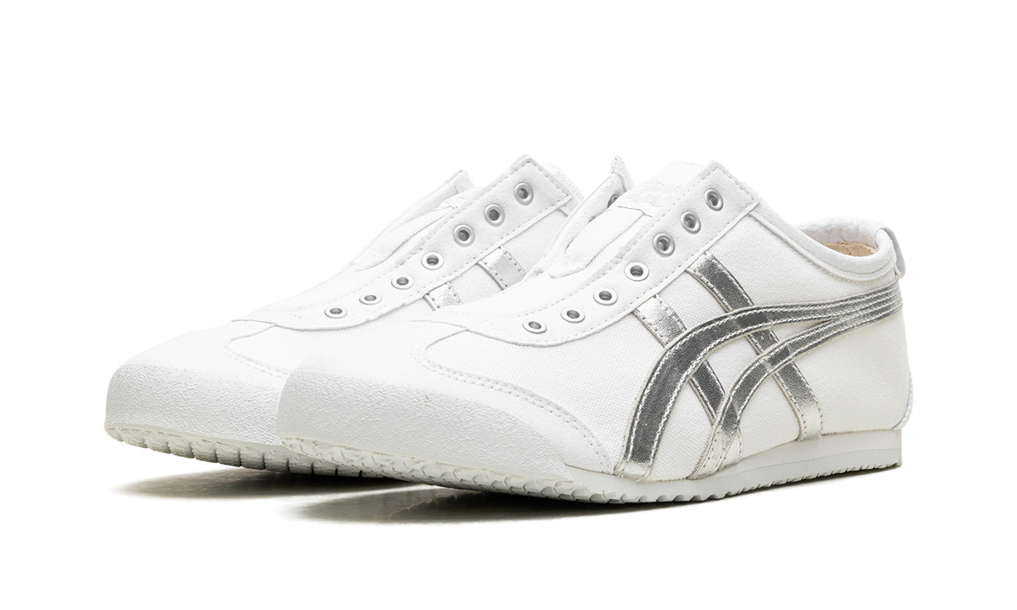 Mexico 66 Slip-On "White Pure Silver"