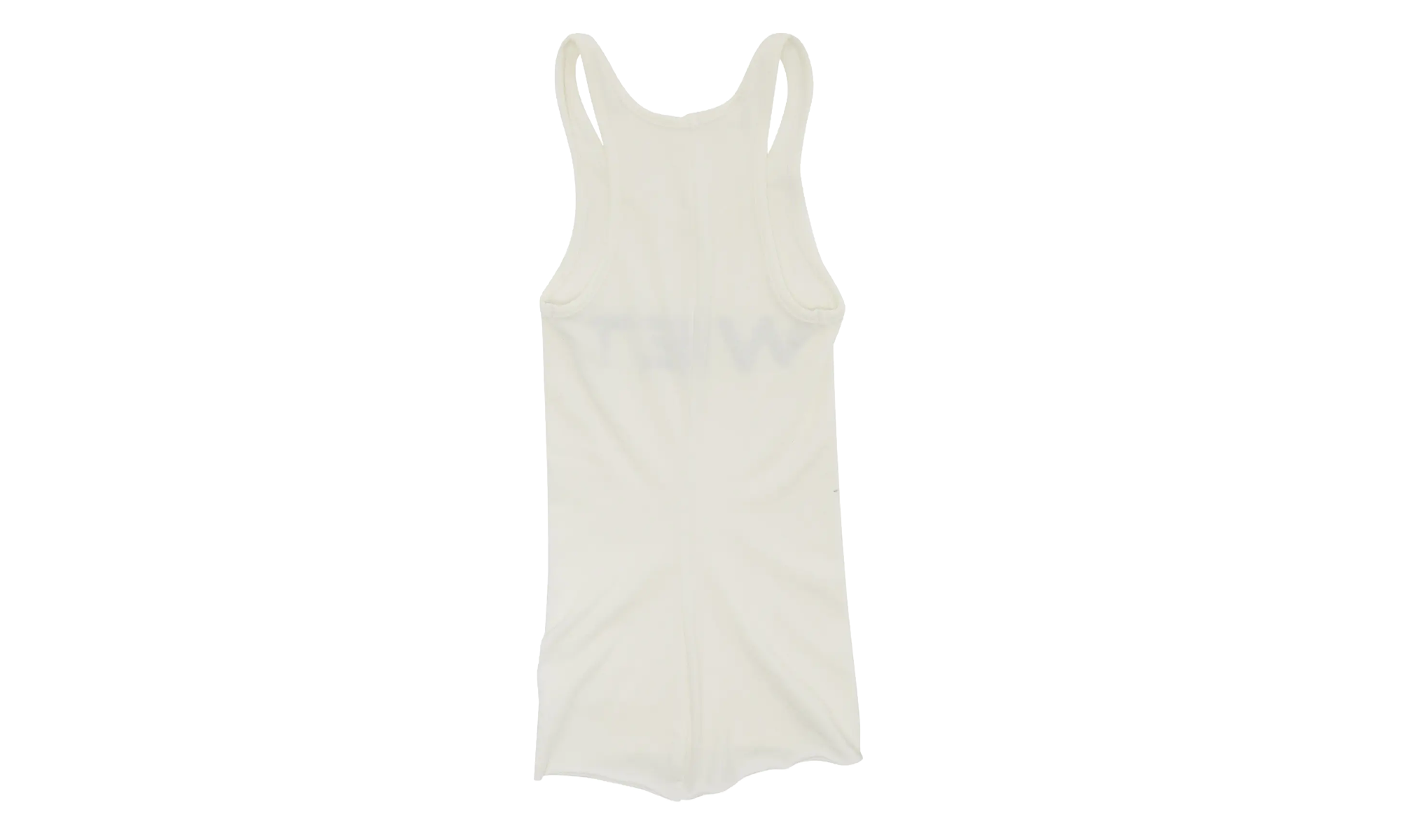 Mowalola Wet Tank Top "White"
