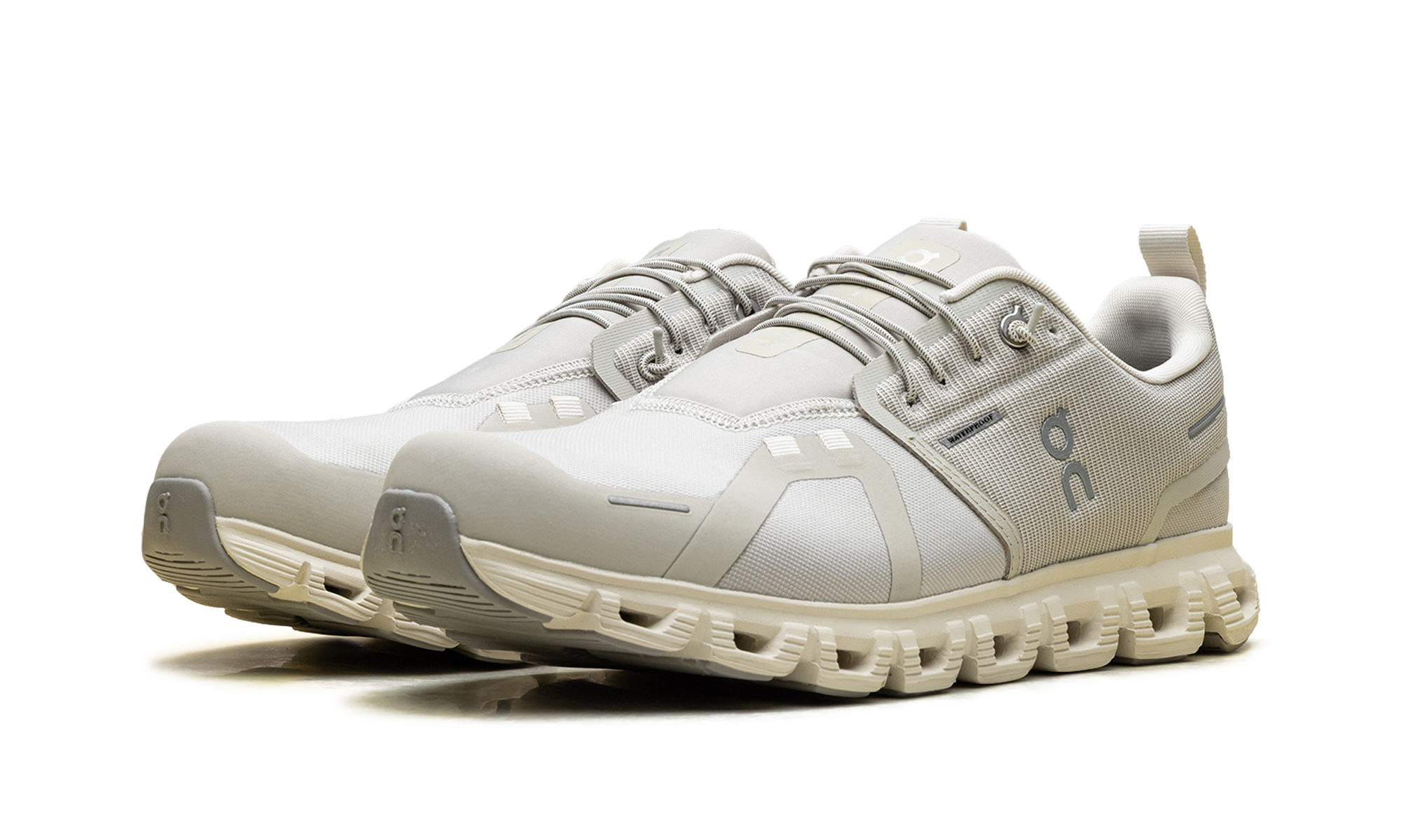On Running Cloud 6 Waterproof "Pelican Ghost"