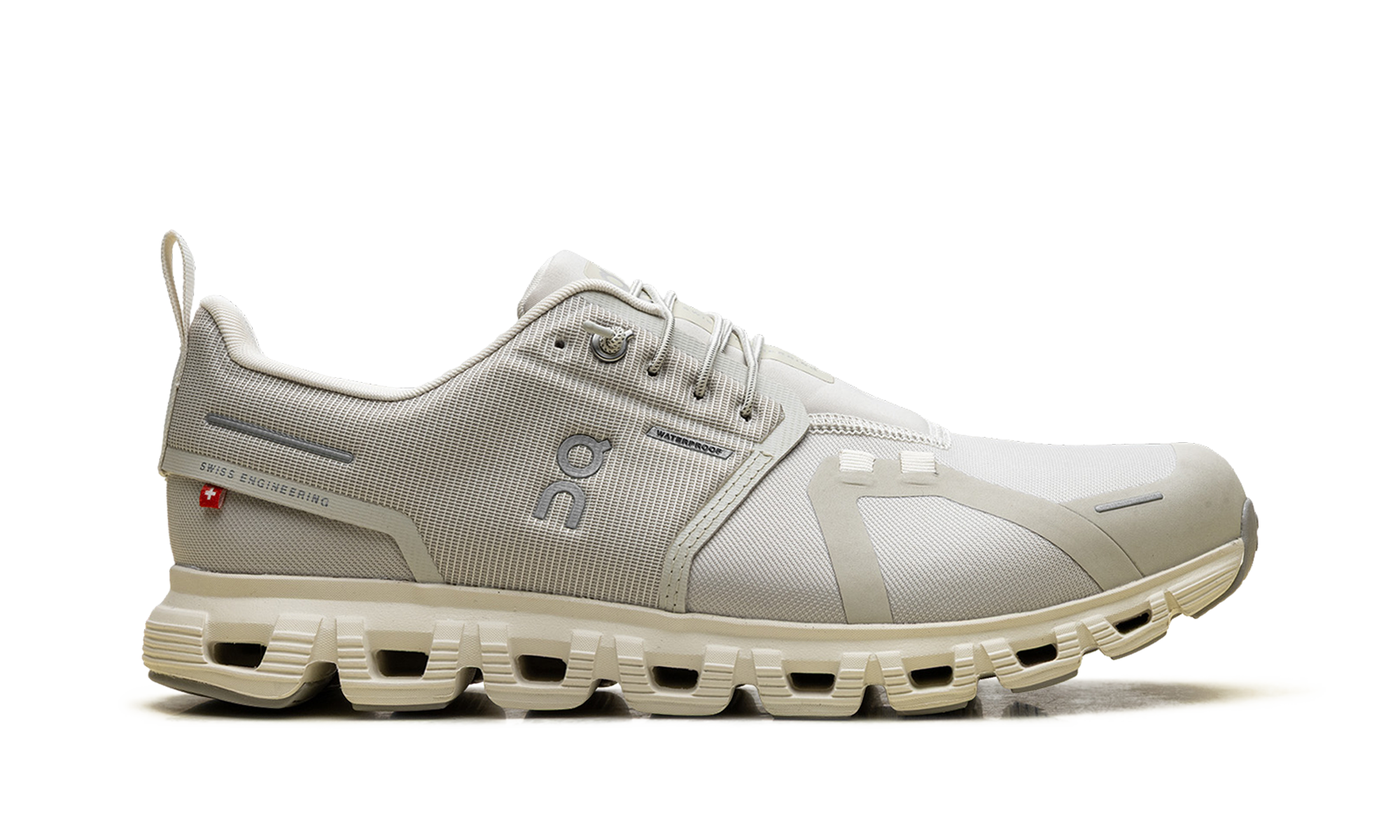 On Running Cloud 6 Waterproof "Pelican Ghost"