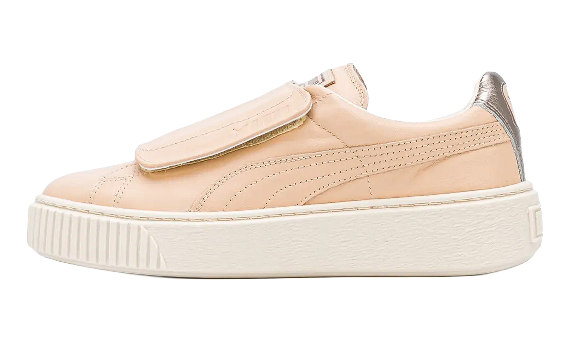 Platform Strap Up Women "Natural Vachetta / Birch"