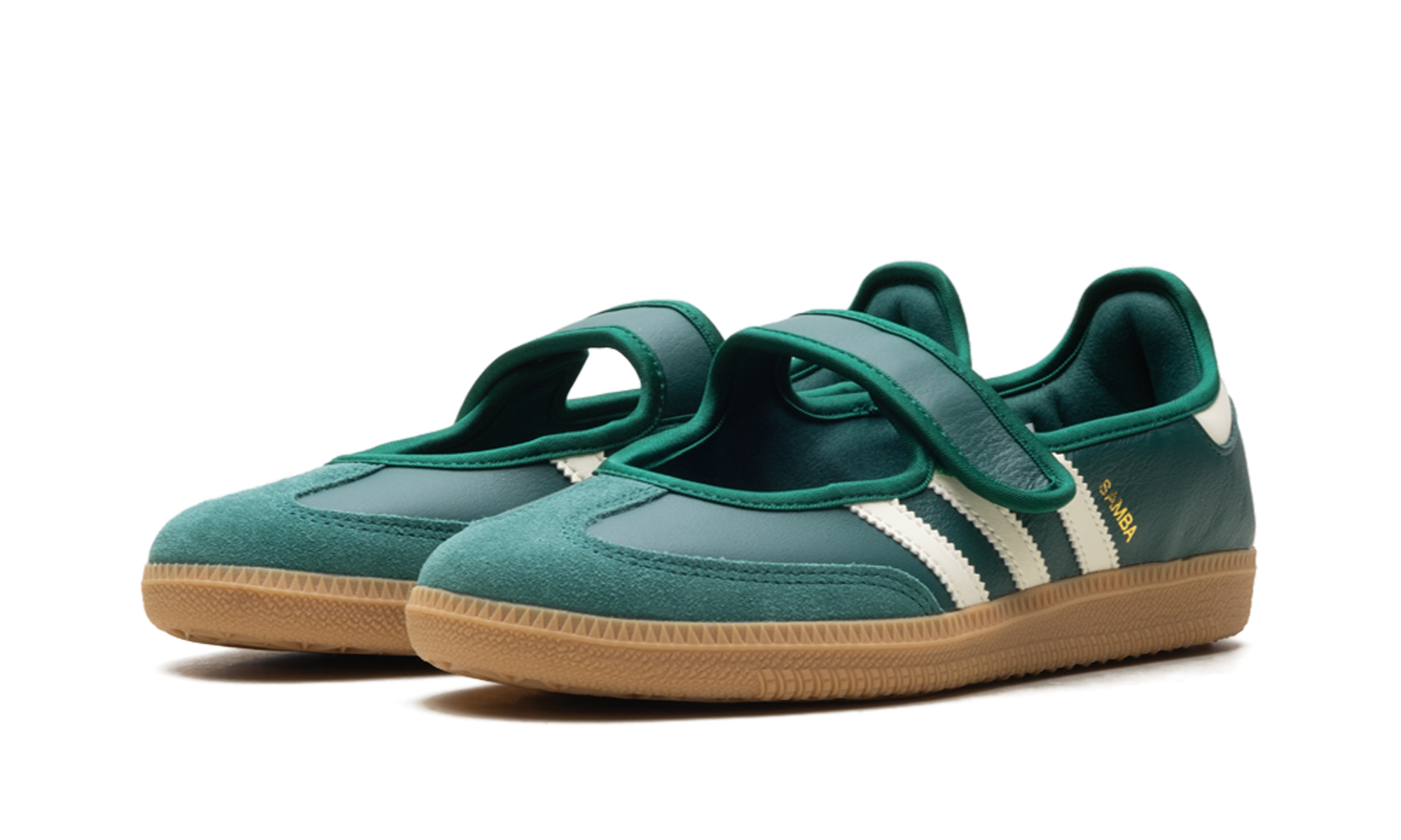 Samba Jane Women "Green White Gum"