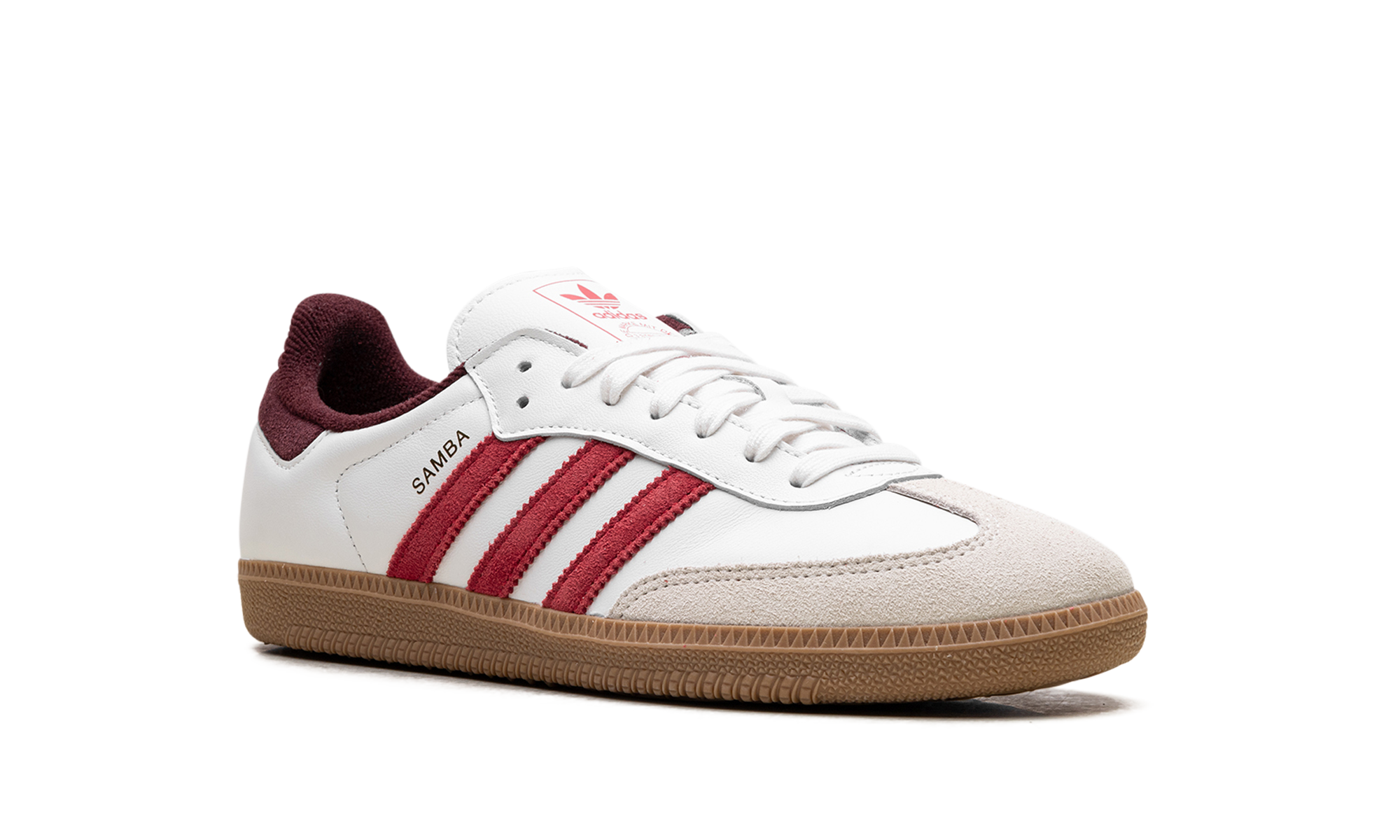 Samba OG "Core White Better Scarlet"