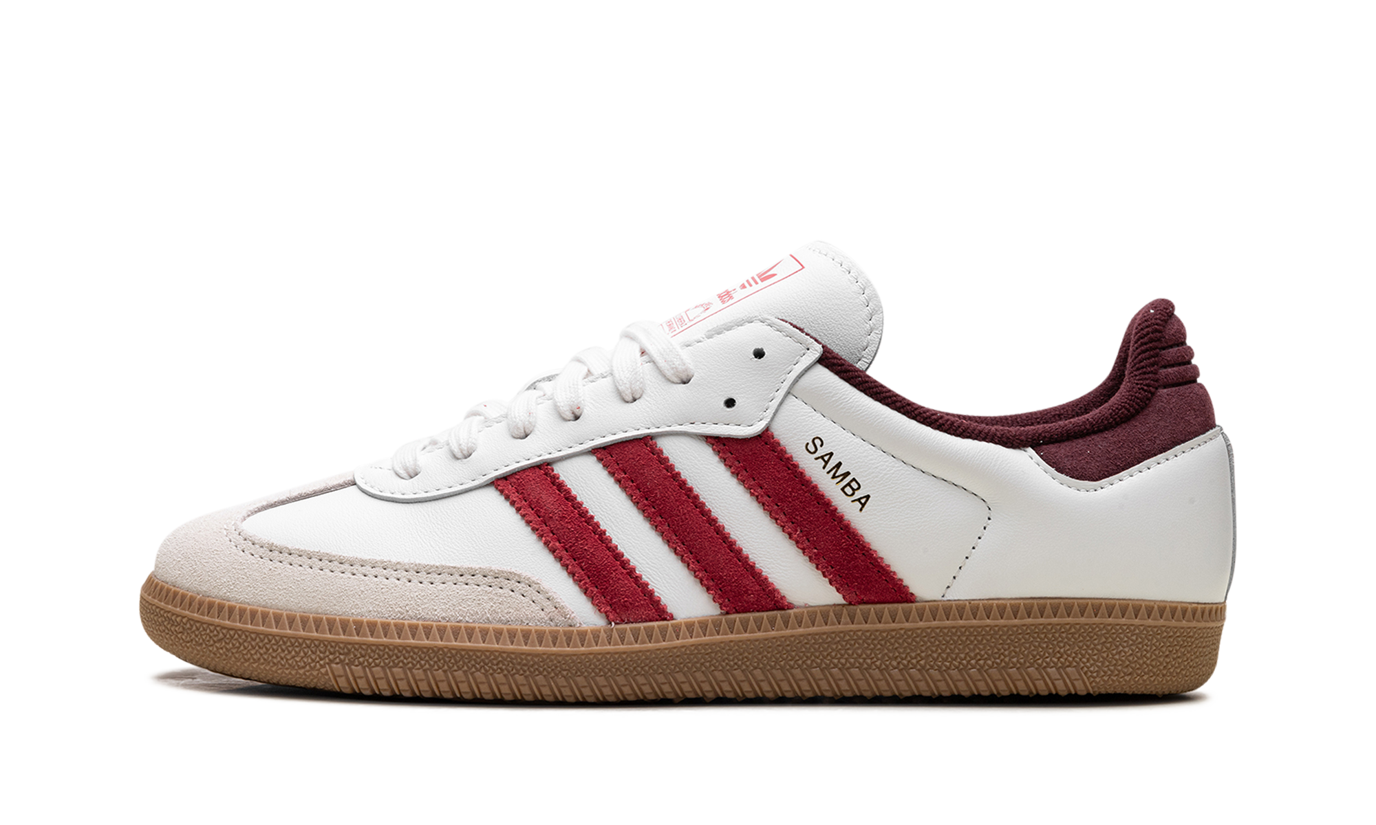 Samba OG "Core White Better Scarlet"