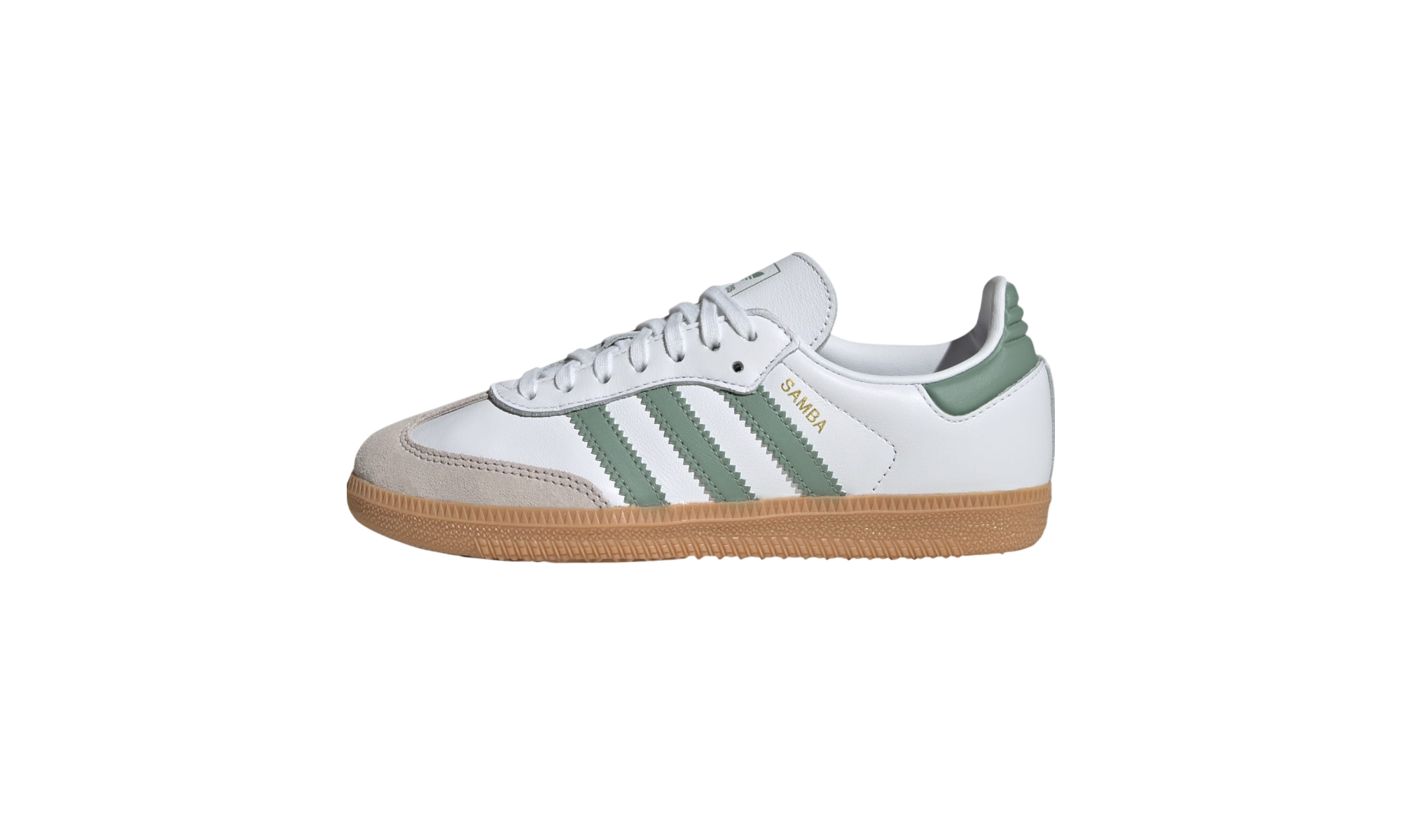 Samba OG GS "Cloud White Silver Green"