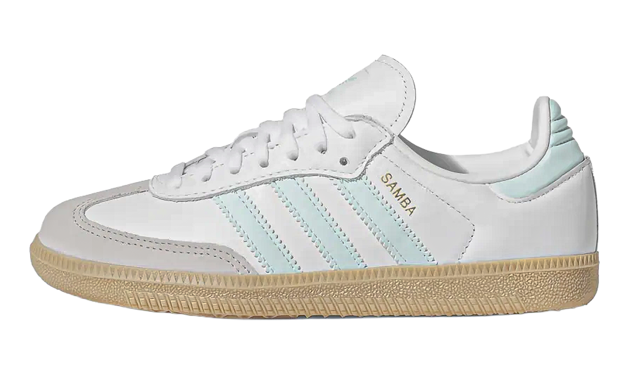 Samba OG GS "White Semi Flash Aqua"