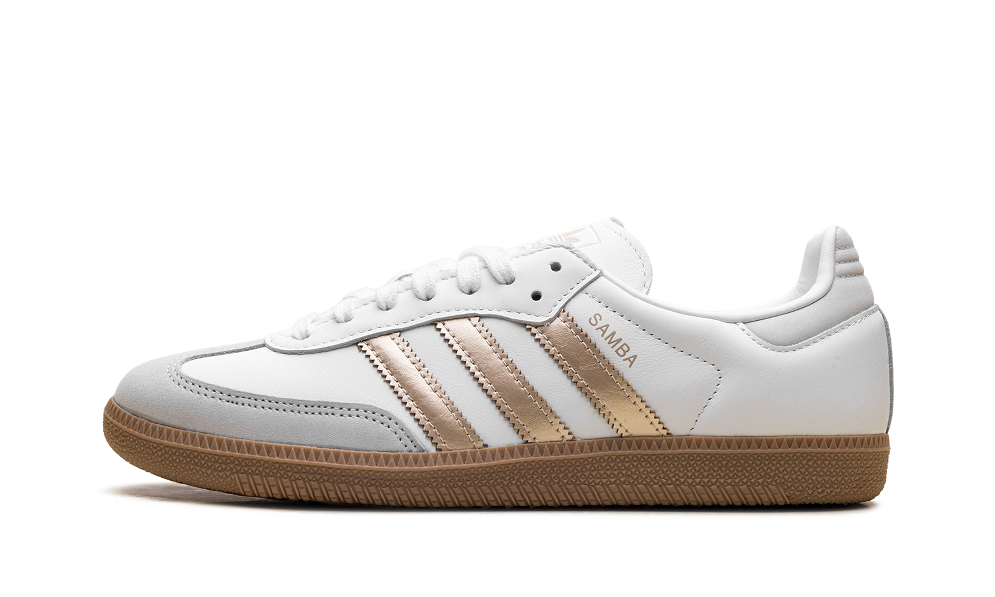 Samba OG Women "White Wonder Gold Metallic"
