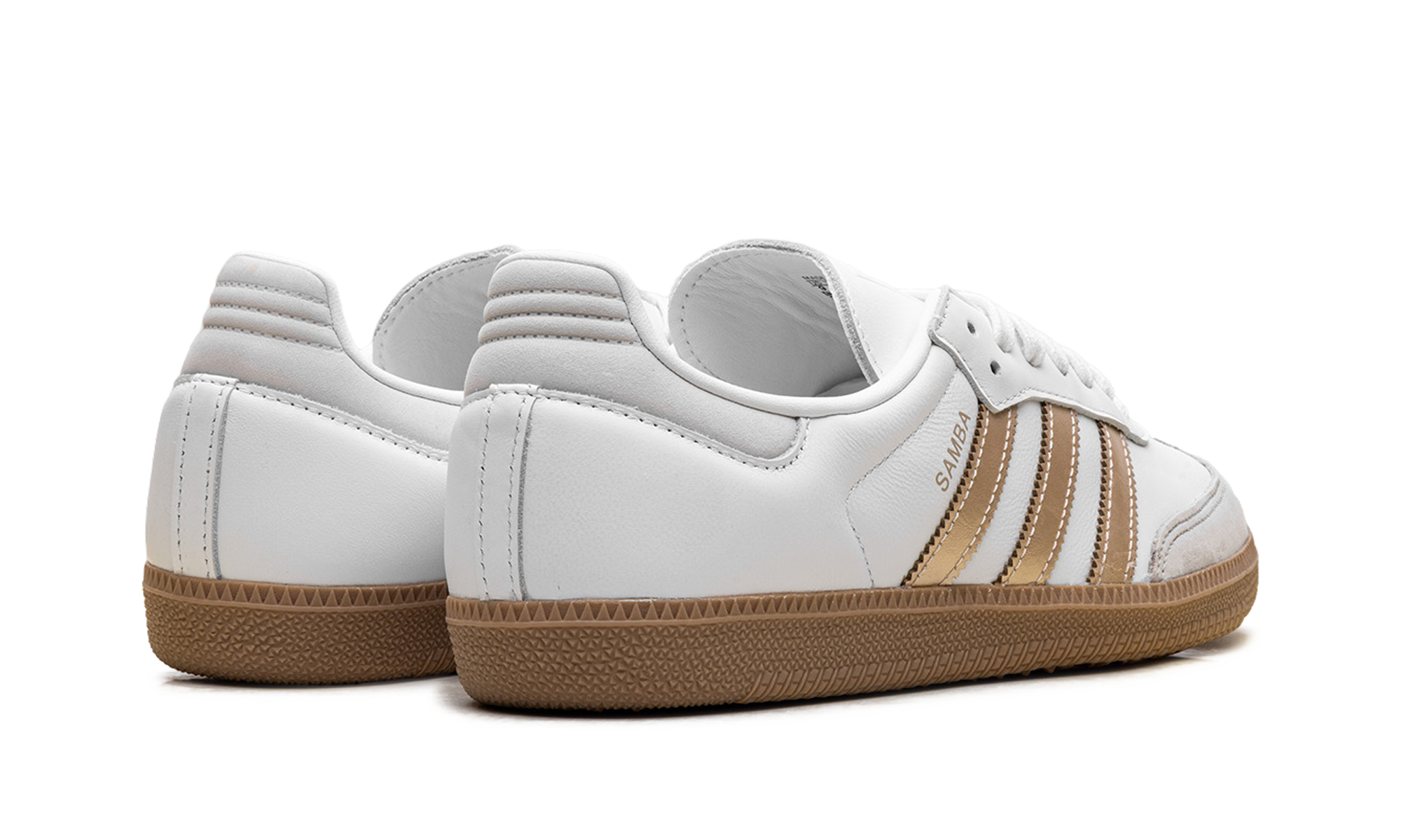 Samba OG Women "White Wonder Gold Metallic"