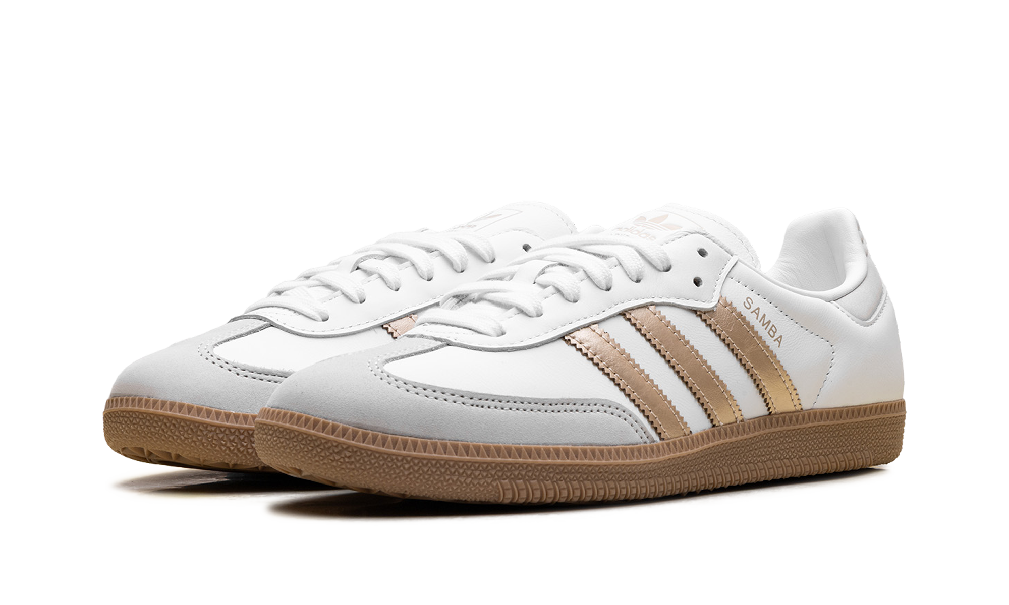 Samba OG Women "White Wonder Gold Metallic"
