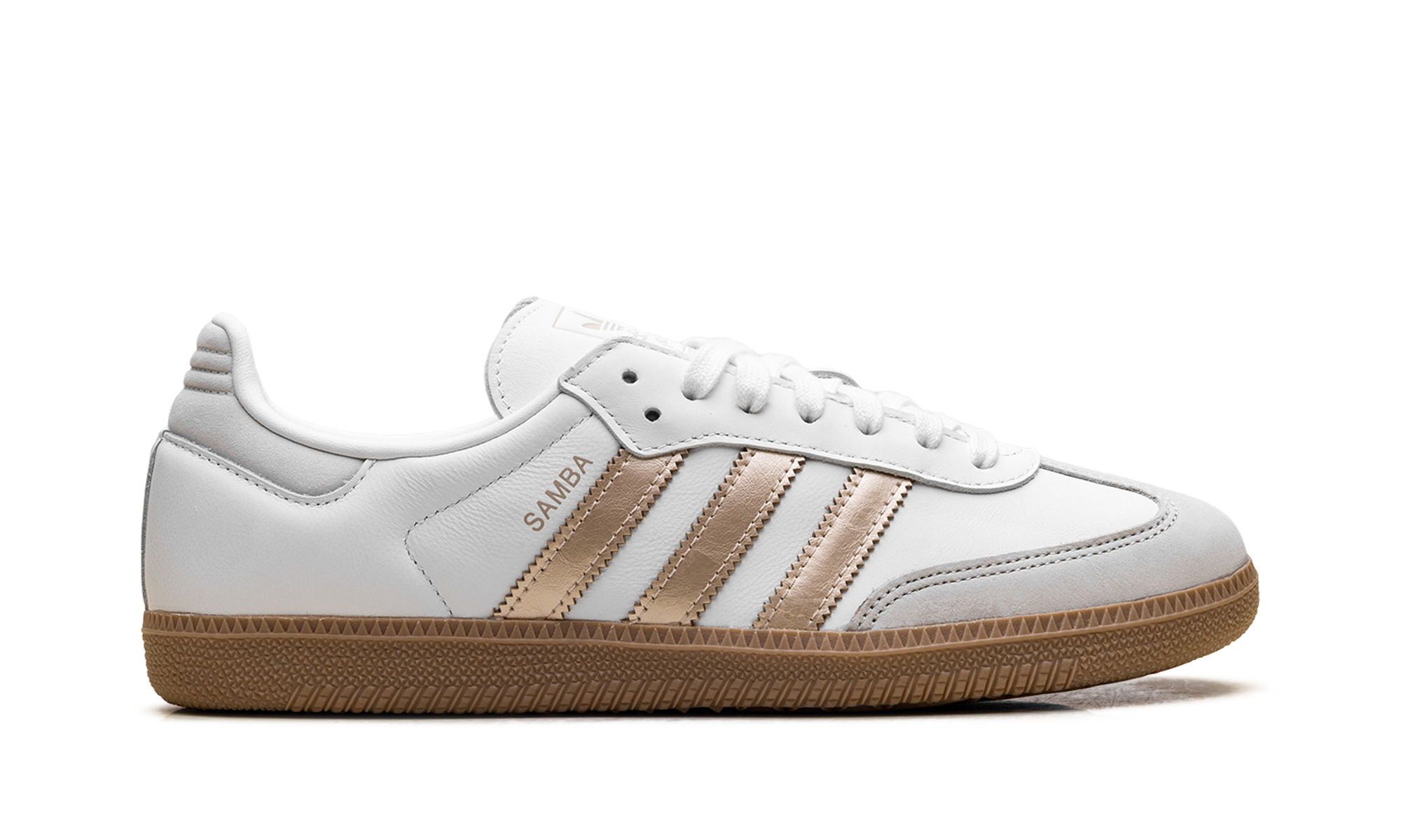 Samba OG Women "White Wonder Gold Metallic"