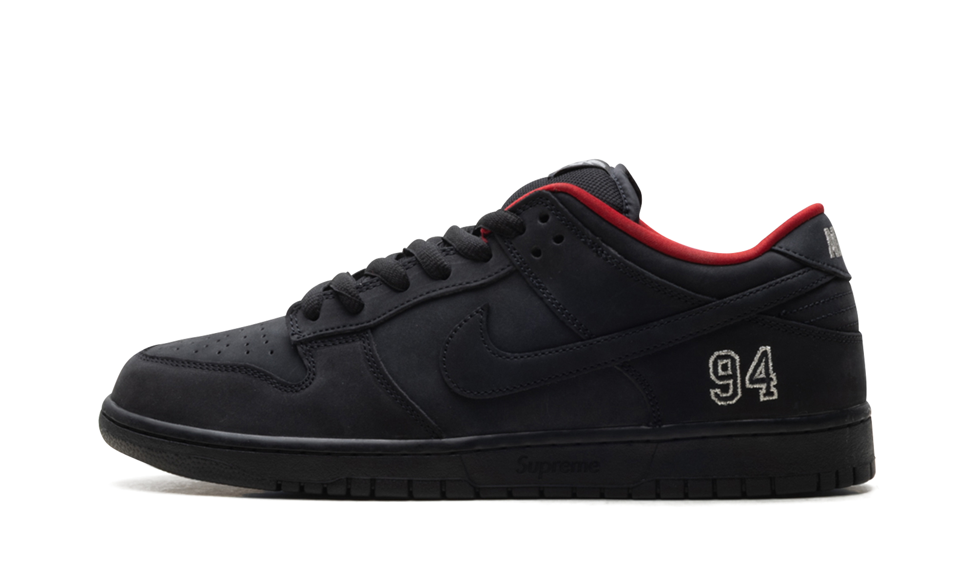 Sb Dunk Low "Supreme - Black"