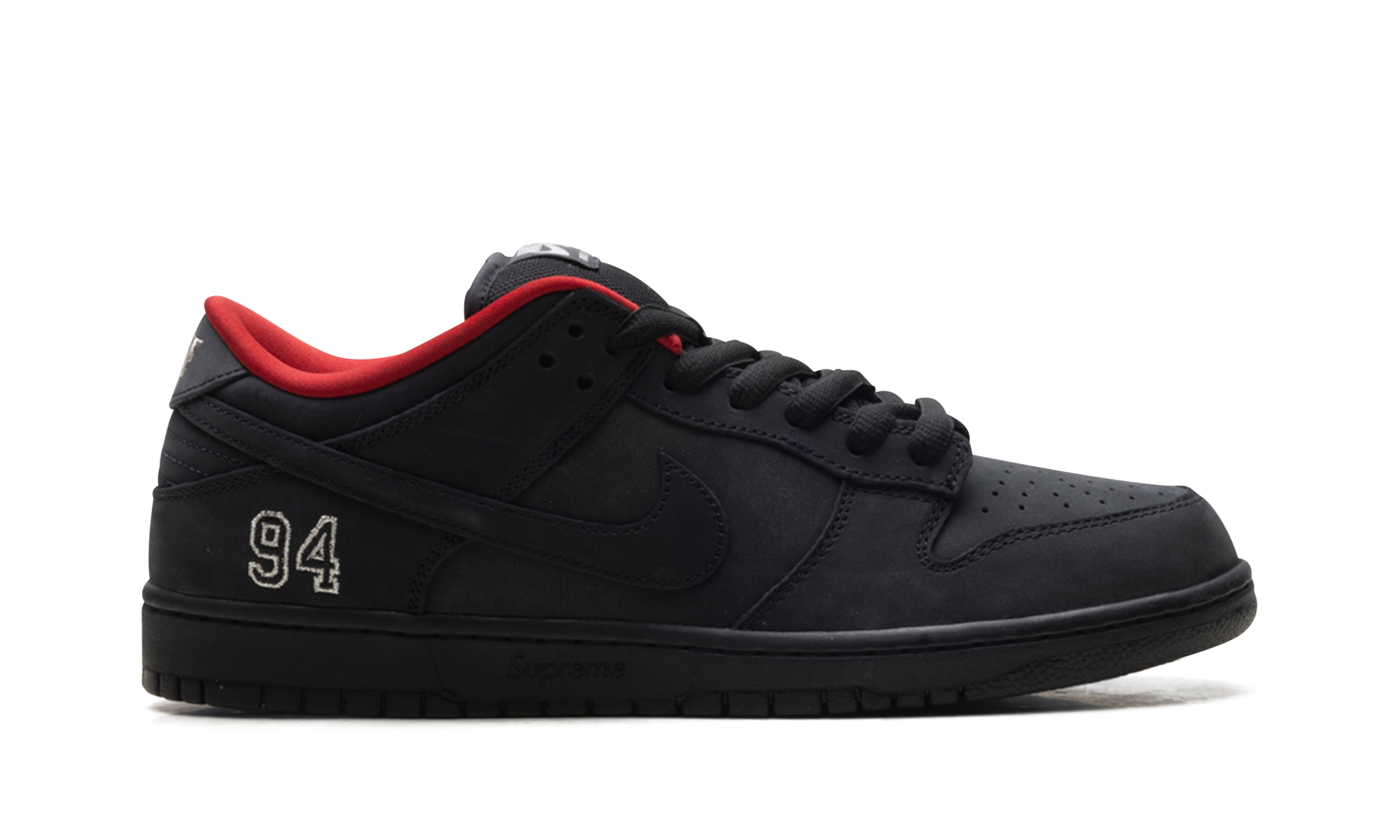 Sb Dunk Low "Supreme - Black"