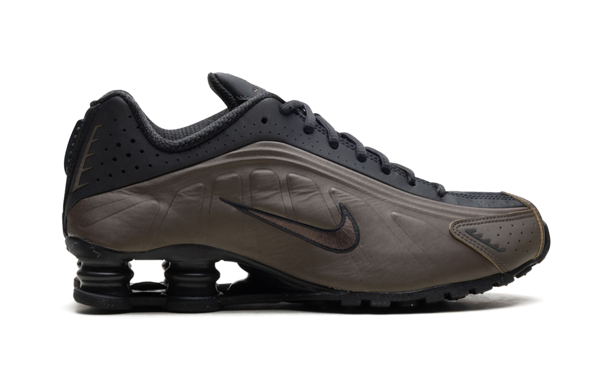 Shox R4 Women "Ironstone Off Noir"