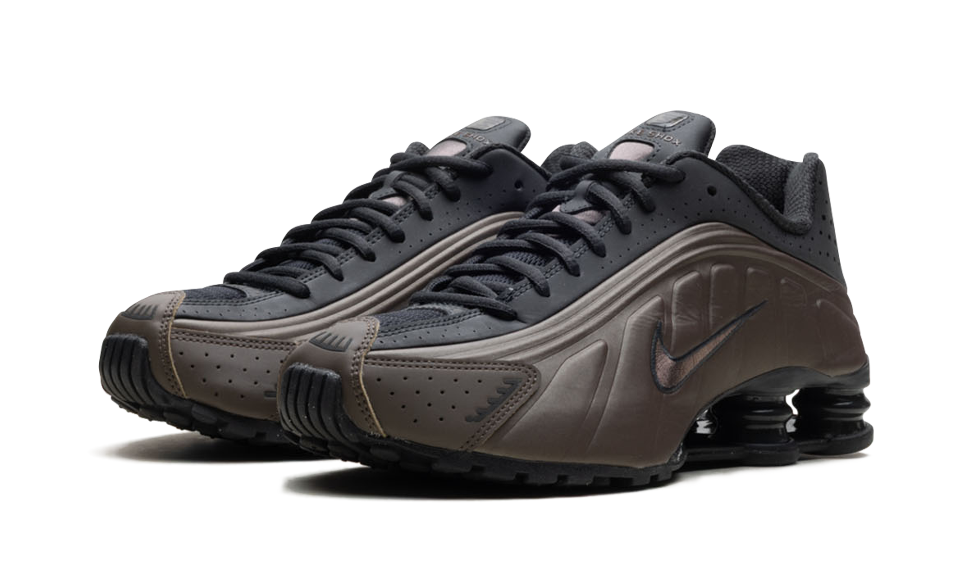 Shox R4 Women "Ironstone Off Noir"