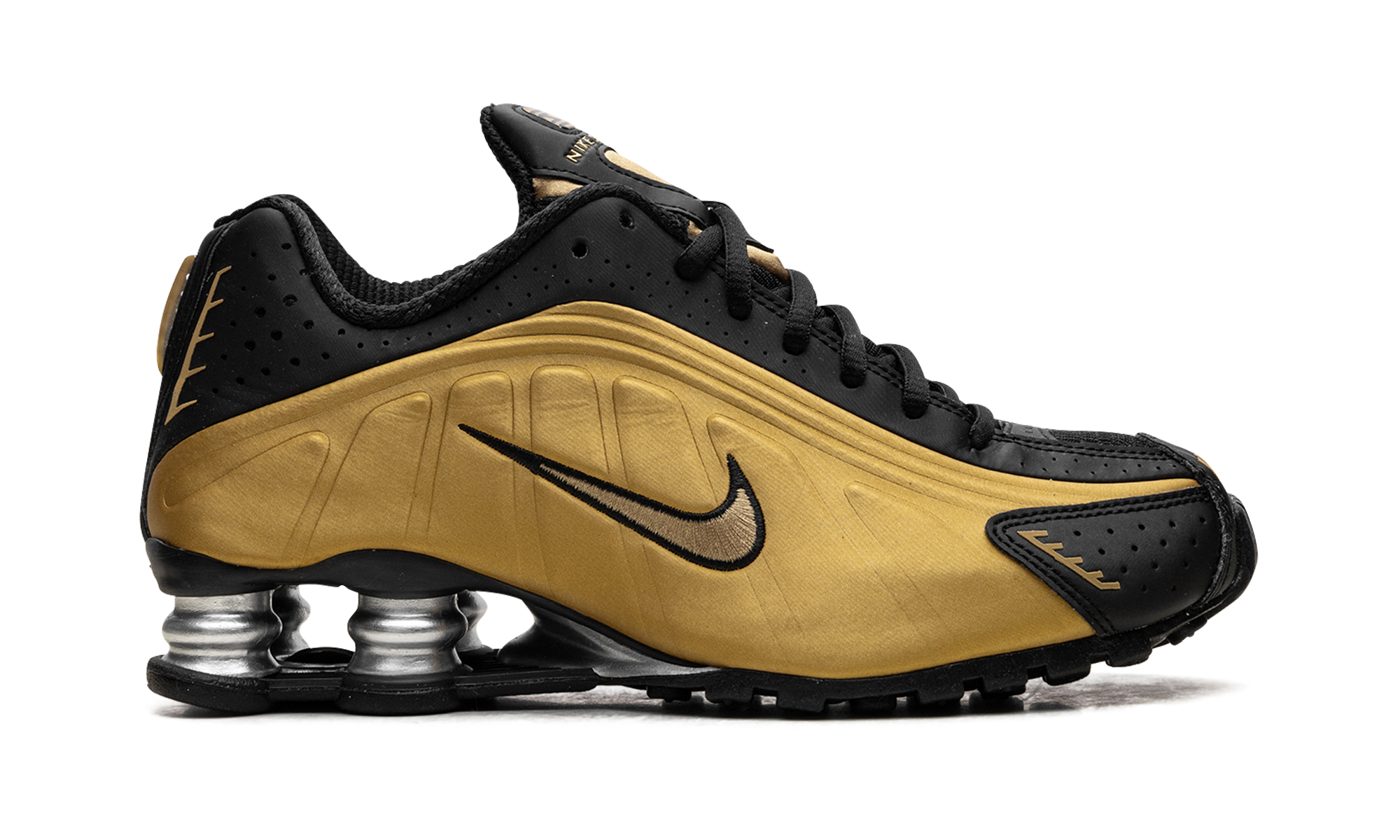 Shox R4 Women "Metallic Gold"