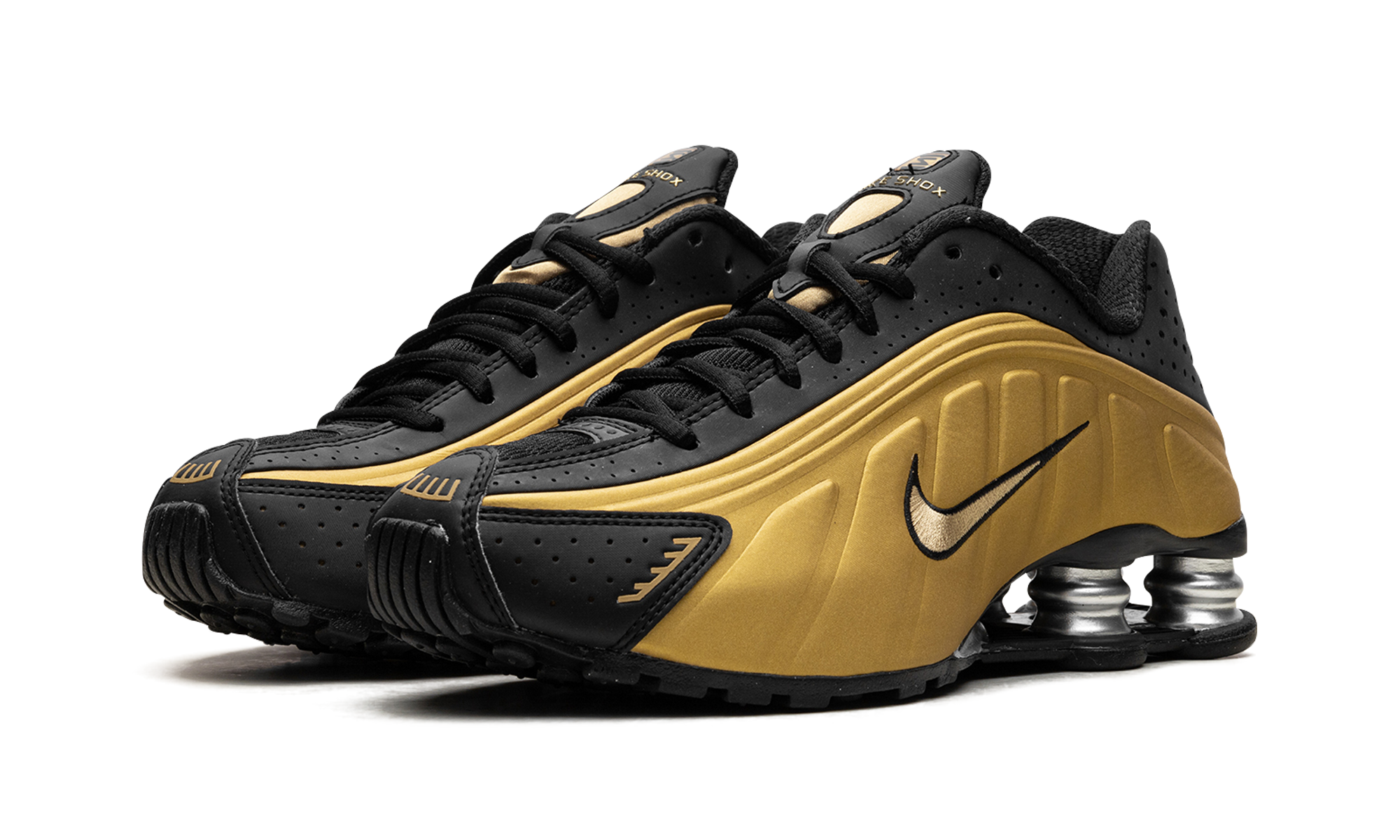 Shox R4 Women "Metallic Gold"