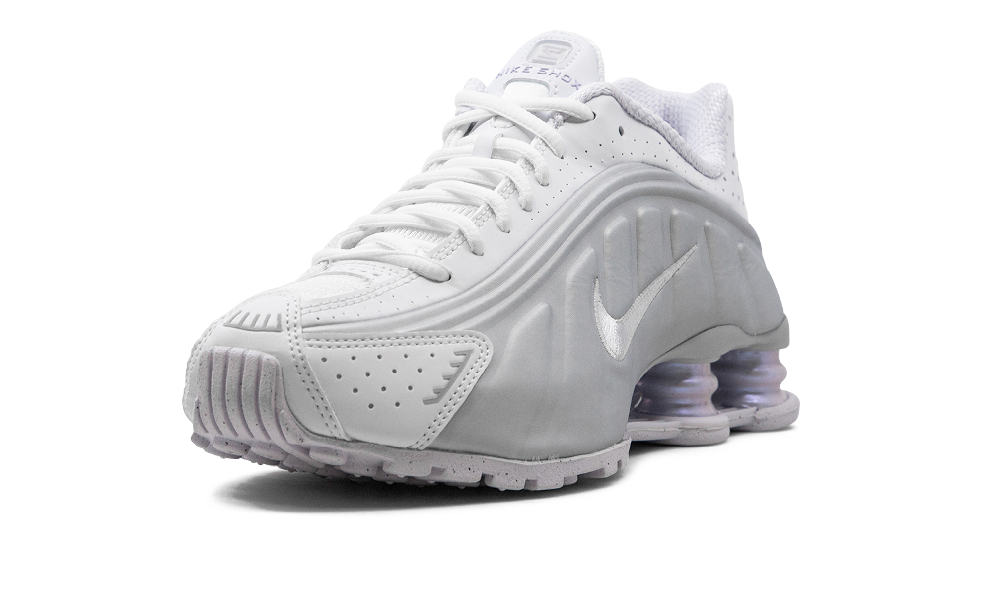 Shox R4 Women "White Metallic Platinum"