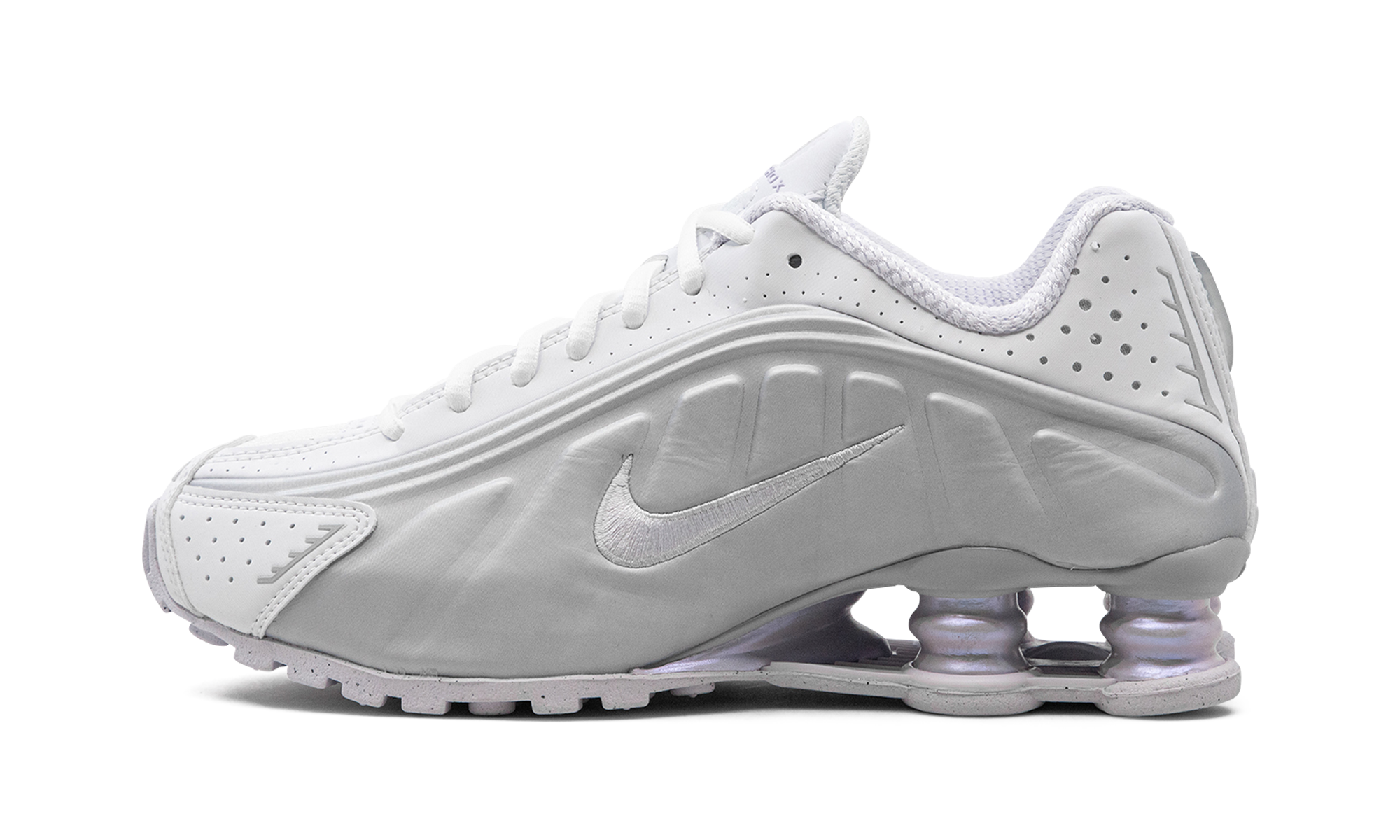 Shox R4 Women "White Metallic Platinum"