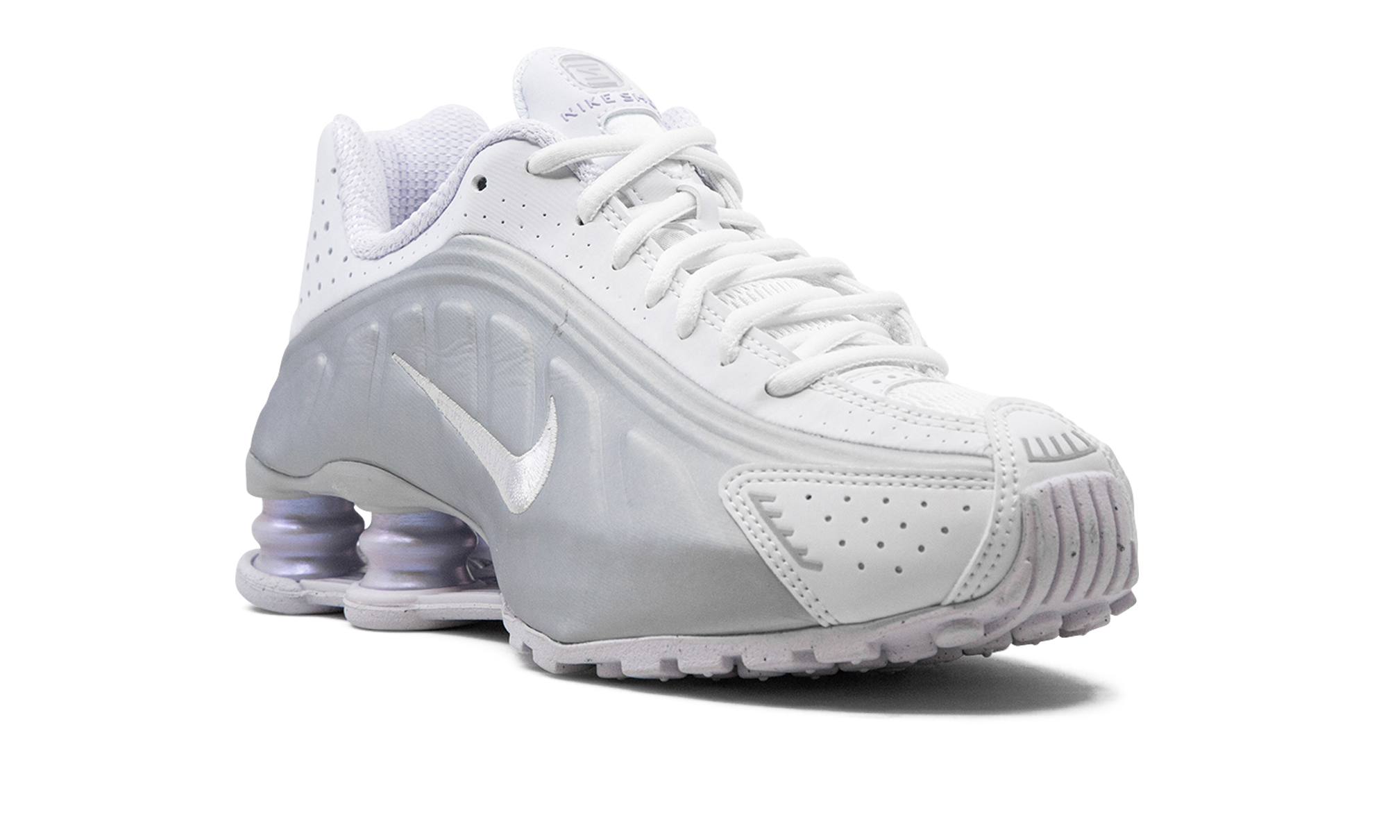 Shox R4 Women "White Metallic Platinum"
