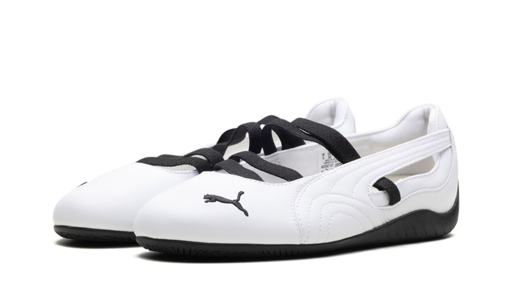 Speedcat Ballet Leather Women "White Black"