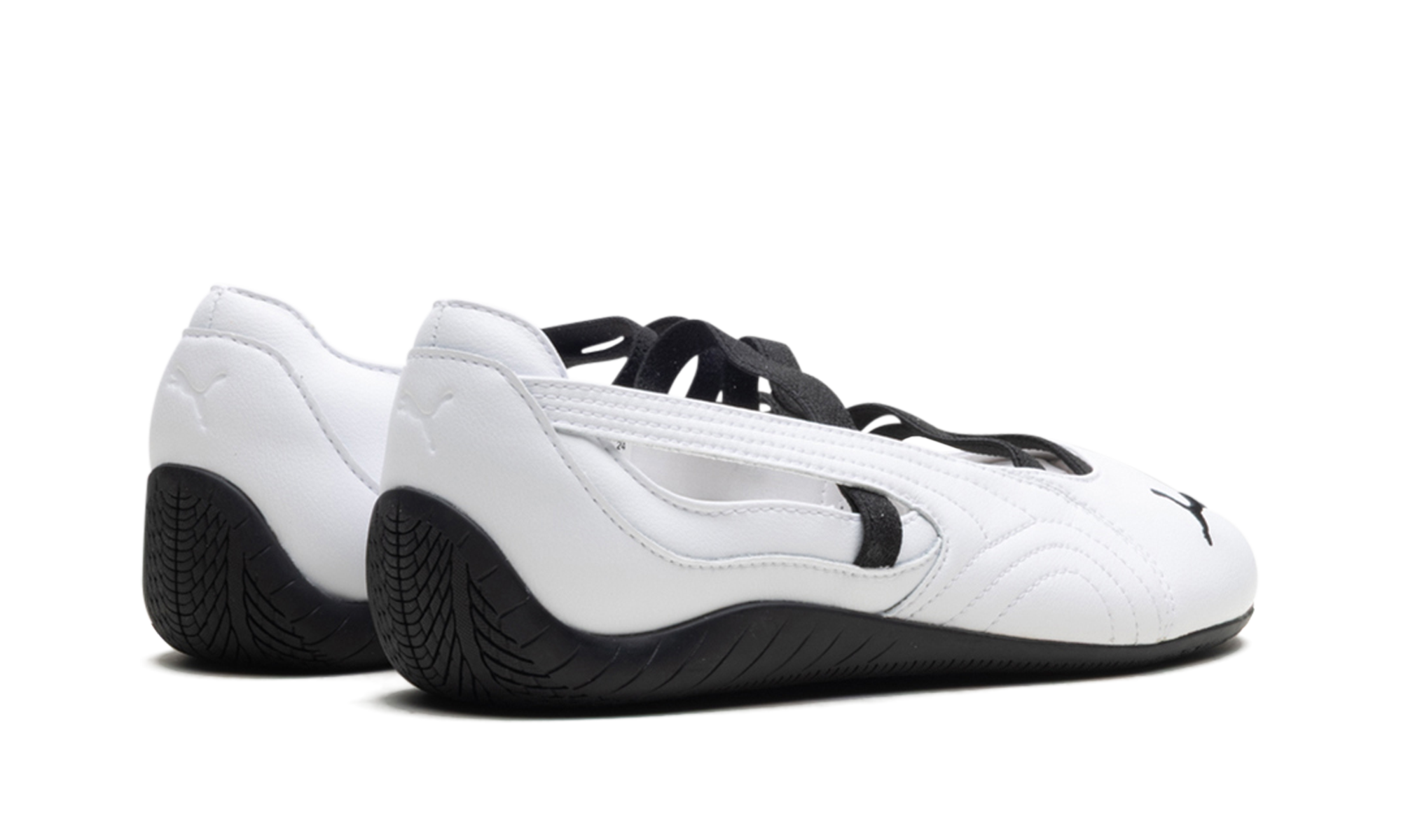 Speedcat Ballet Leather Women "White Black"