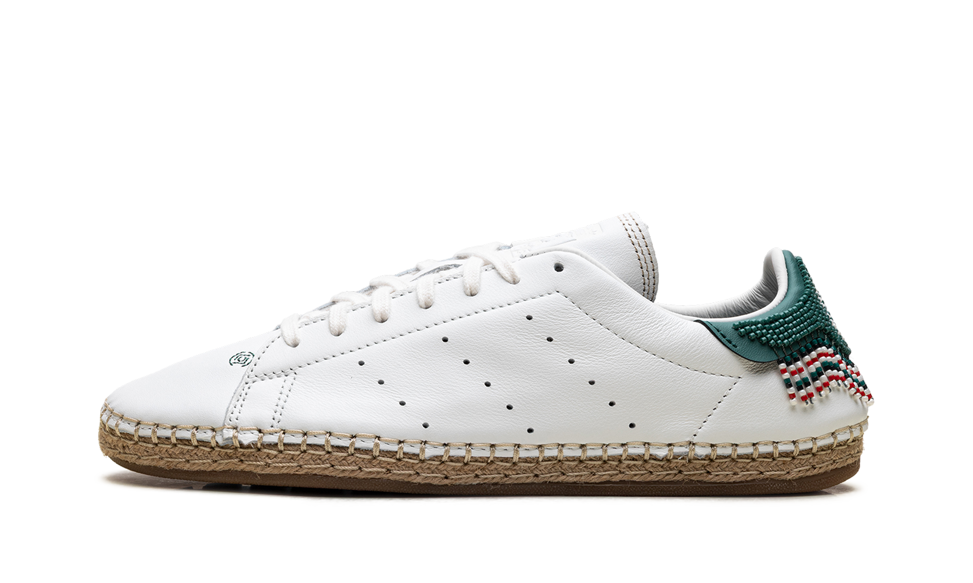 Stan Smith Espadrille "Clot By Edison Chen White Green Beads"