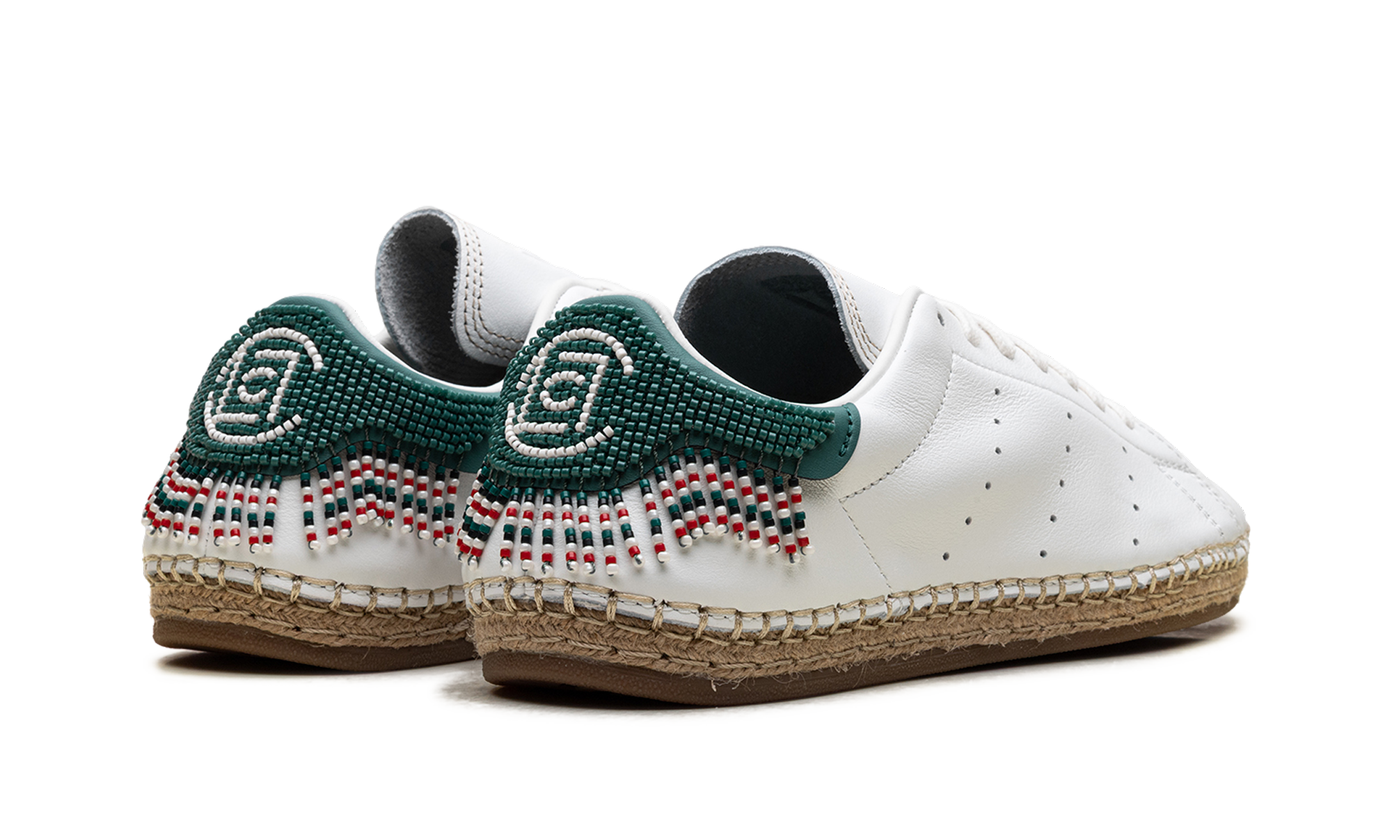 Stan Smith Espadrille "Clot By Edison Chen White Green Beads"