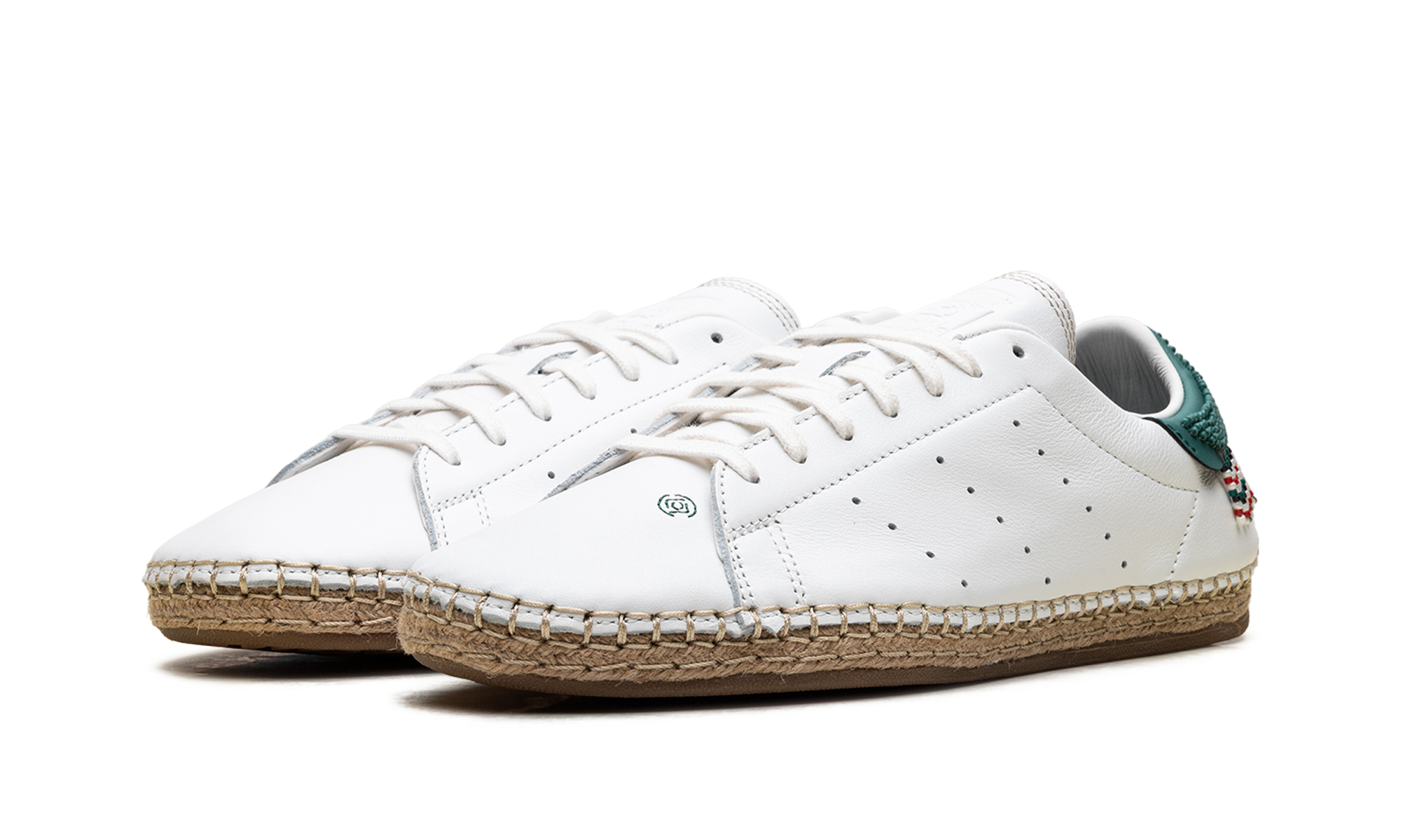 Stan Smith Espadrille "Clot By Edison Chen White Green Beads"