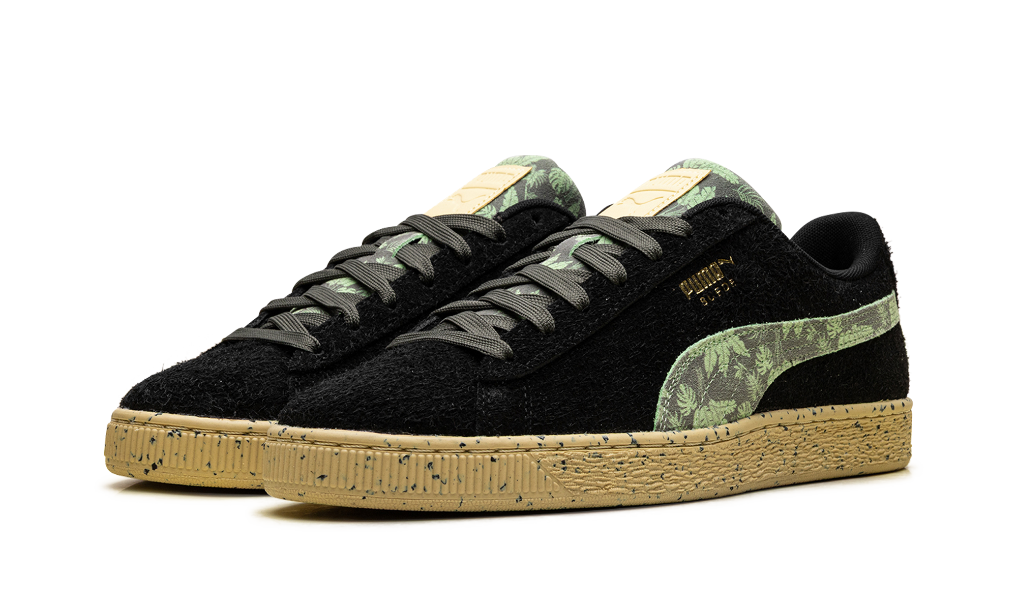 Suede "Gentle Jungle Black"
