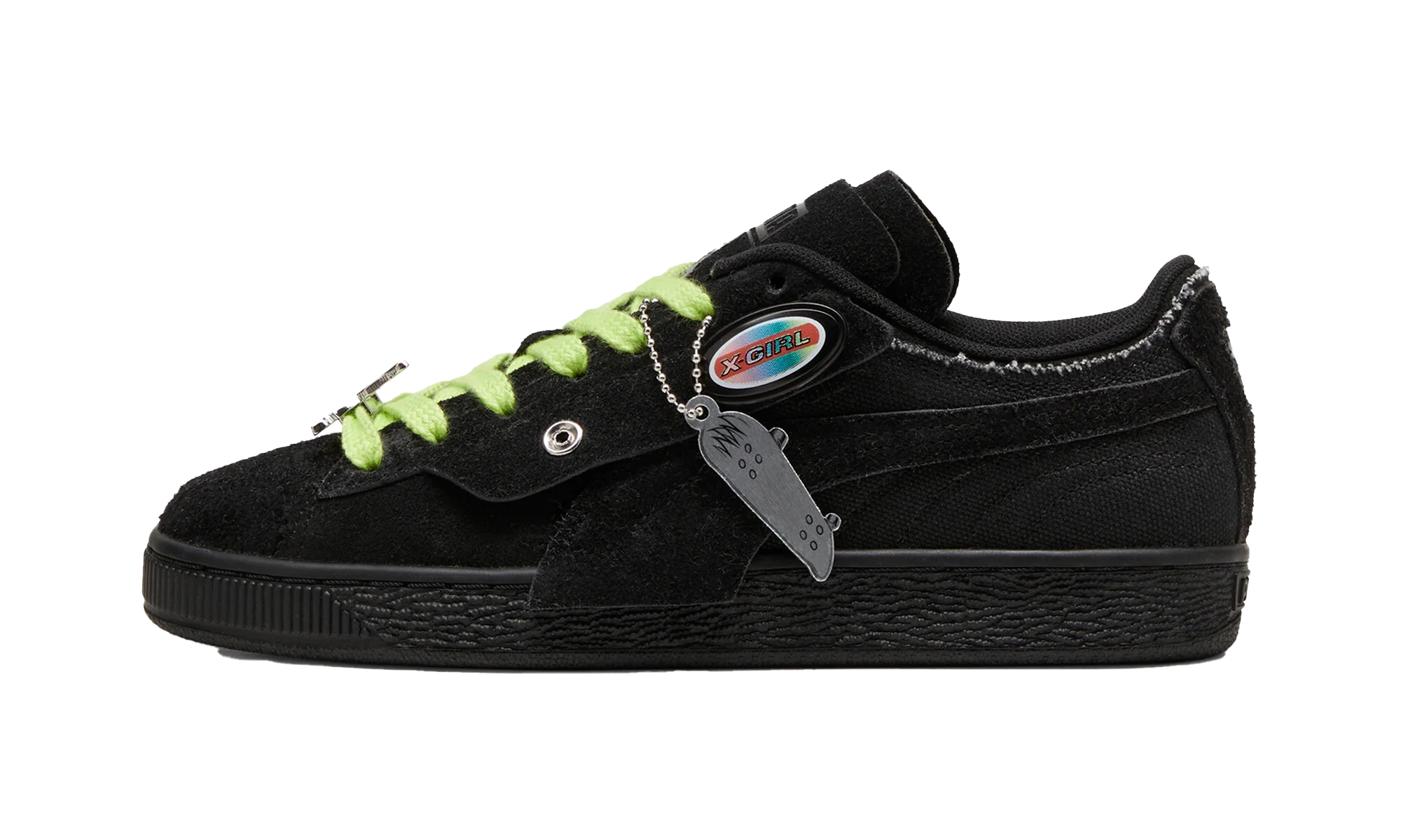Suede Women "X-girl - Black Ravish"