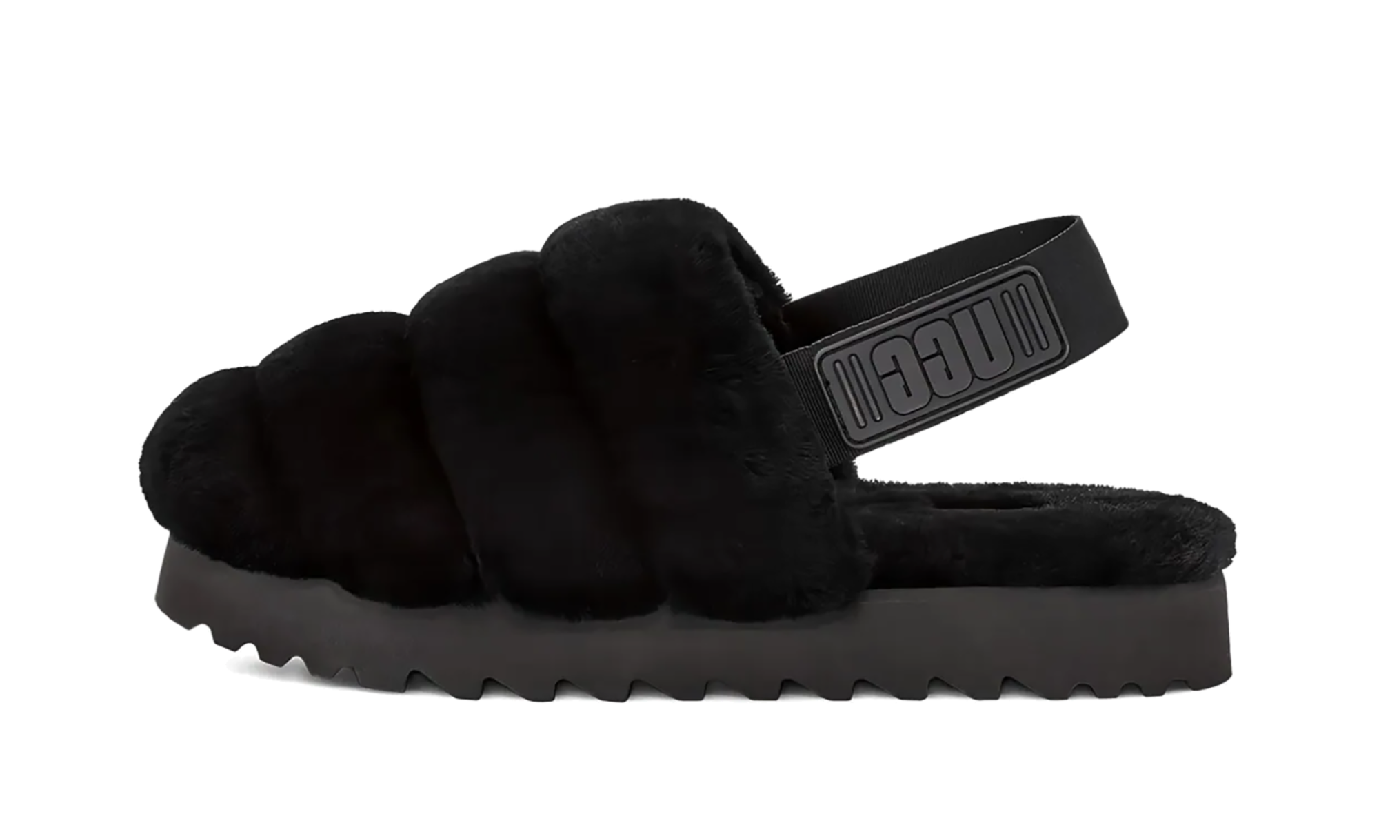 Super Fluff Slipper Women "Black"