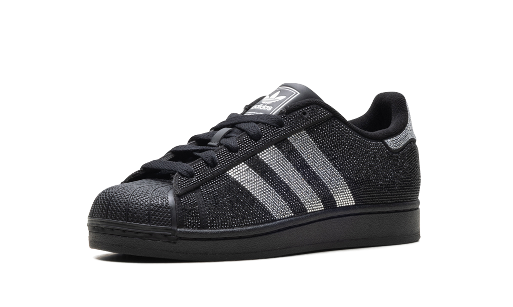 Superstar Ii Women "Rhinestone Black Silver"