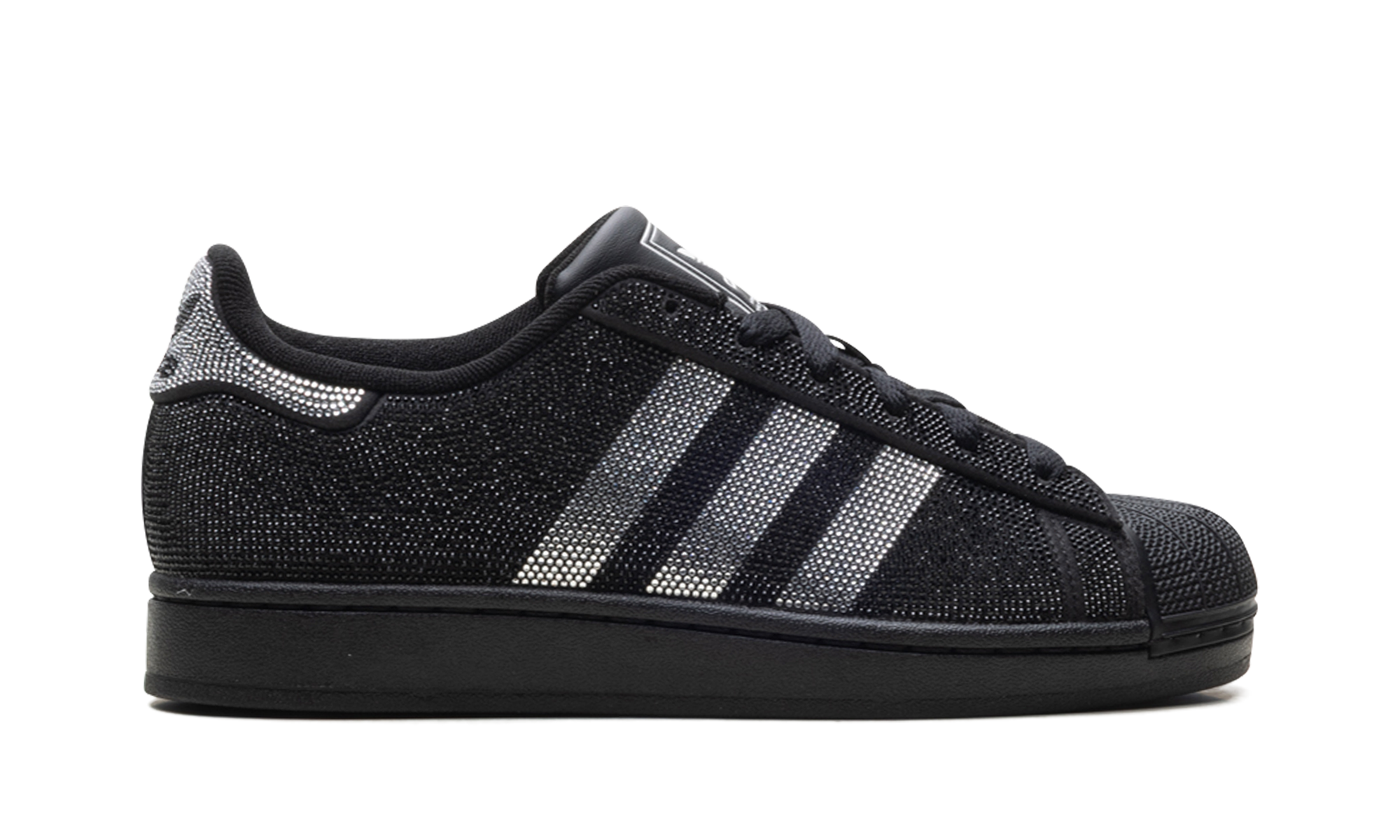 Superstar Ii Women "Rhinestone Black Silver"