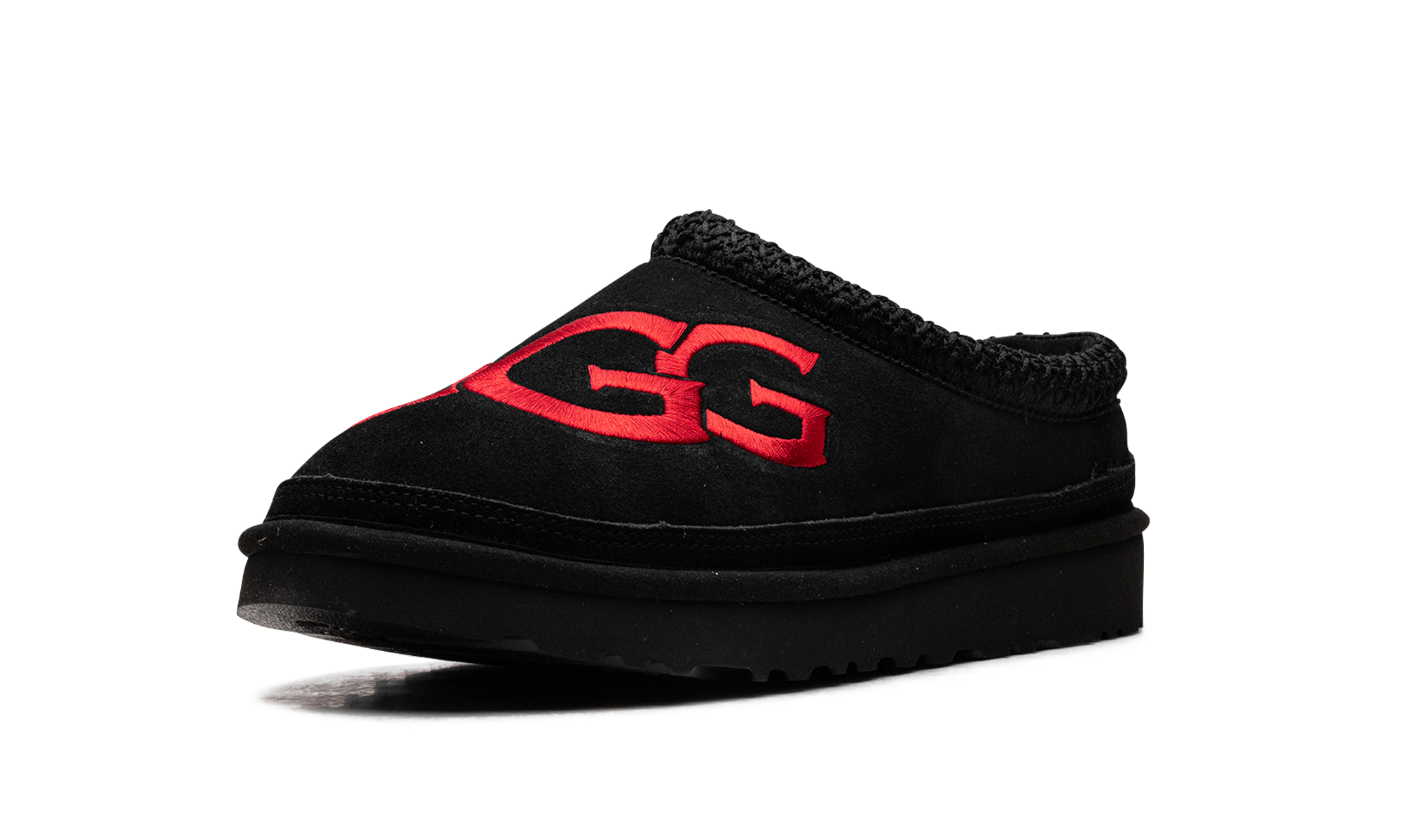 Tasman Logo Slipper "Black / Samba Red"