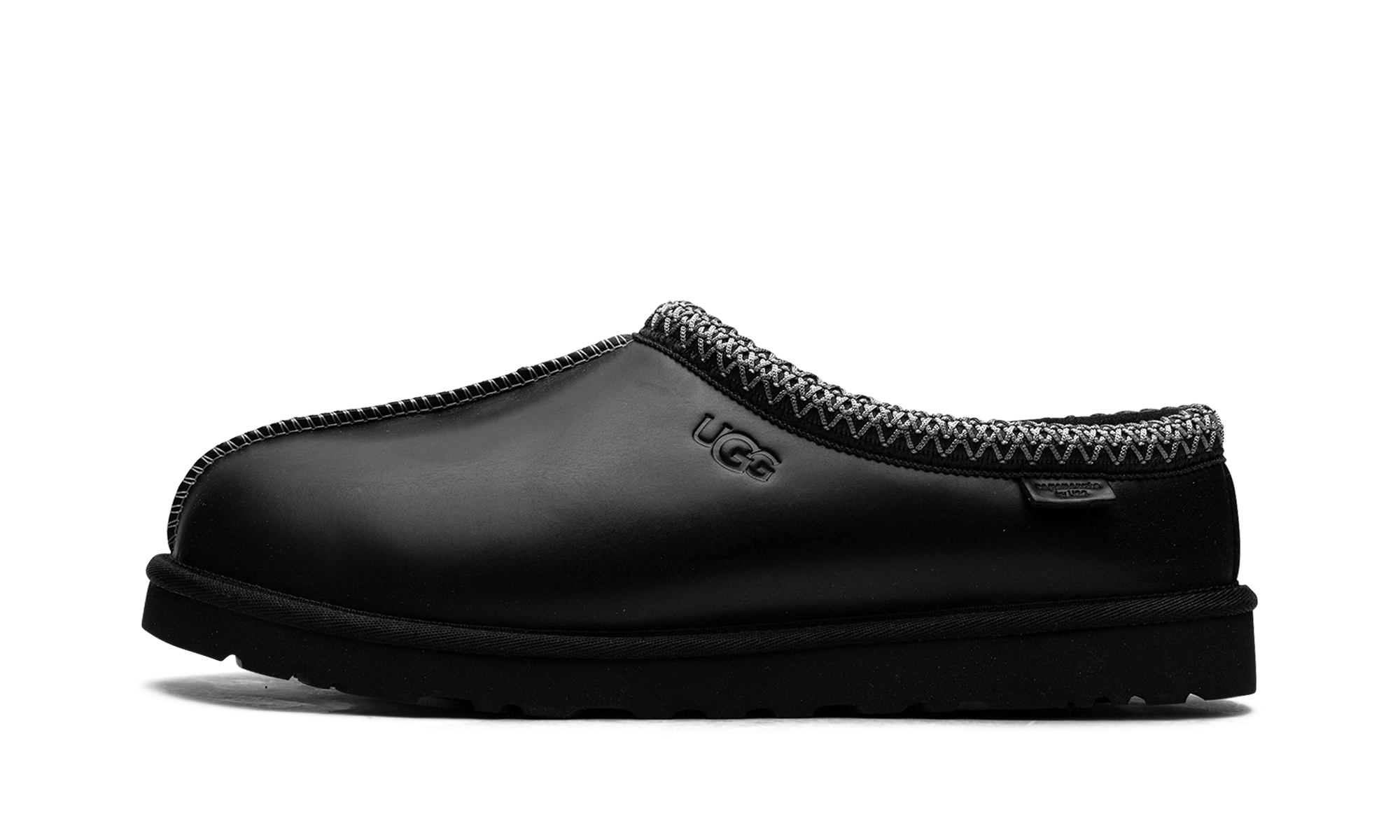 Tasman Lthr Regen Slipper "Black"