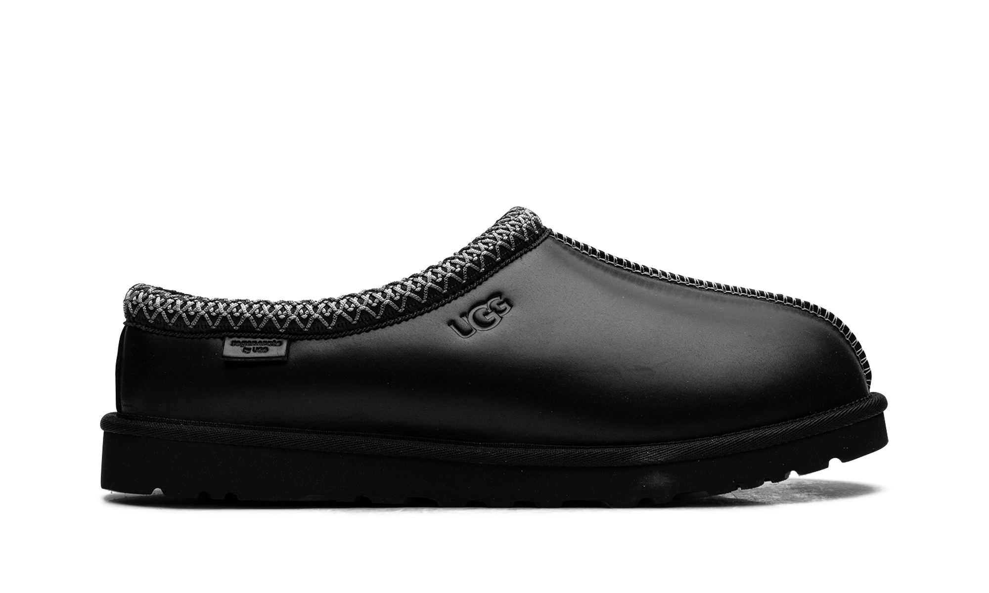 Tasman Lthr Regen Slipper "Black"